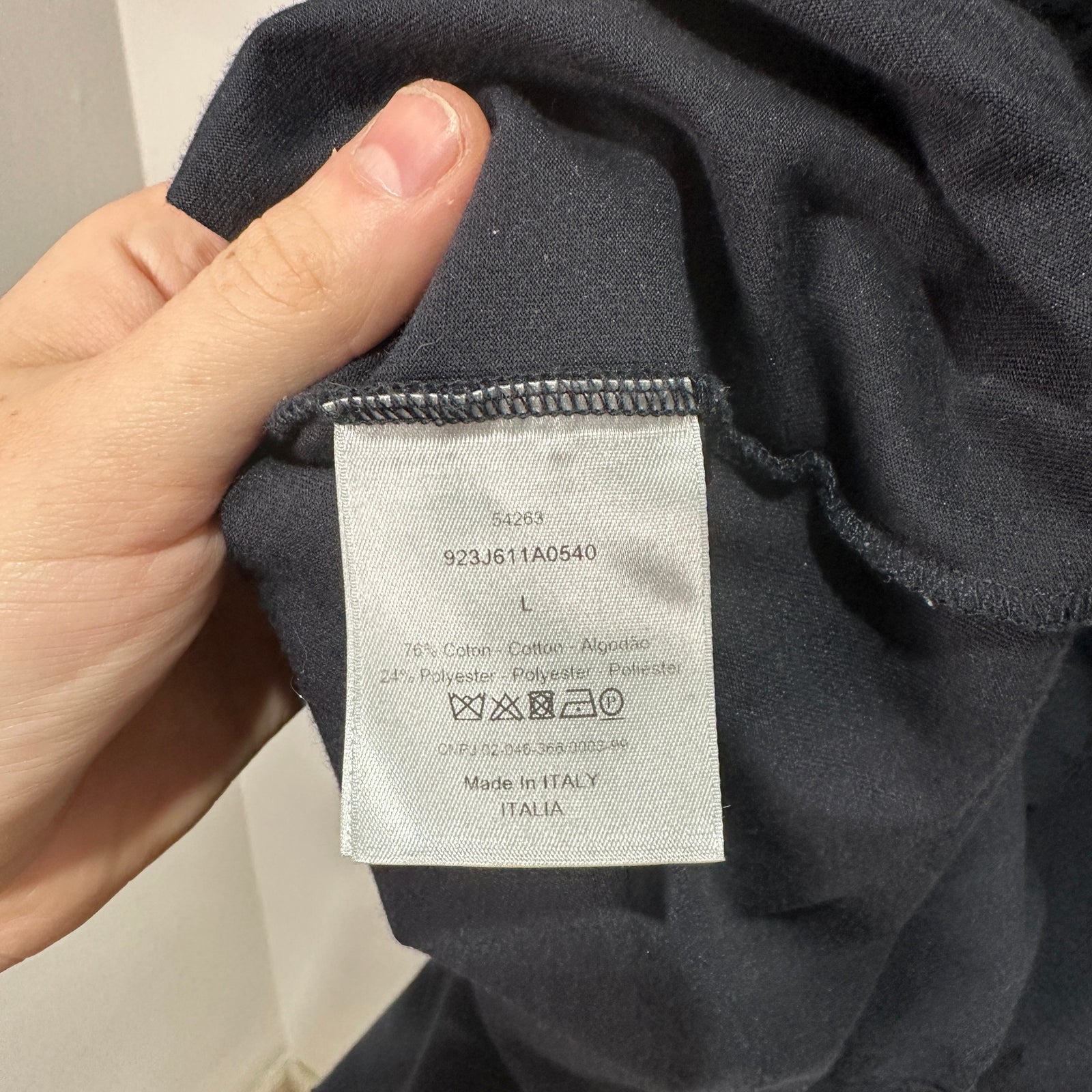 Dior Monogram Sheer Patch T-Shirt Size L