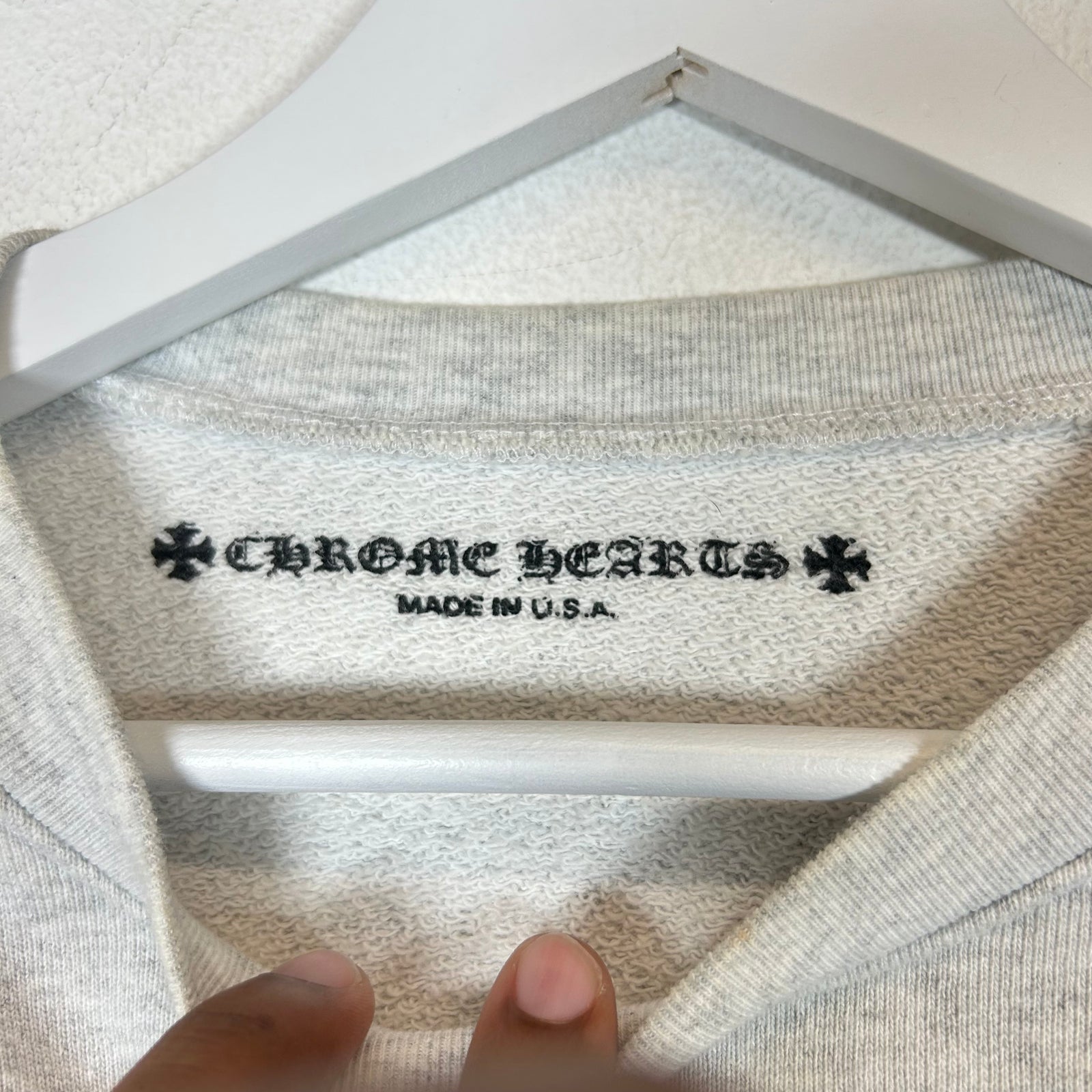 Chrome Hearts Grey Matty Boy Brain Graffiti Crewneck Size XL