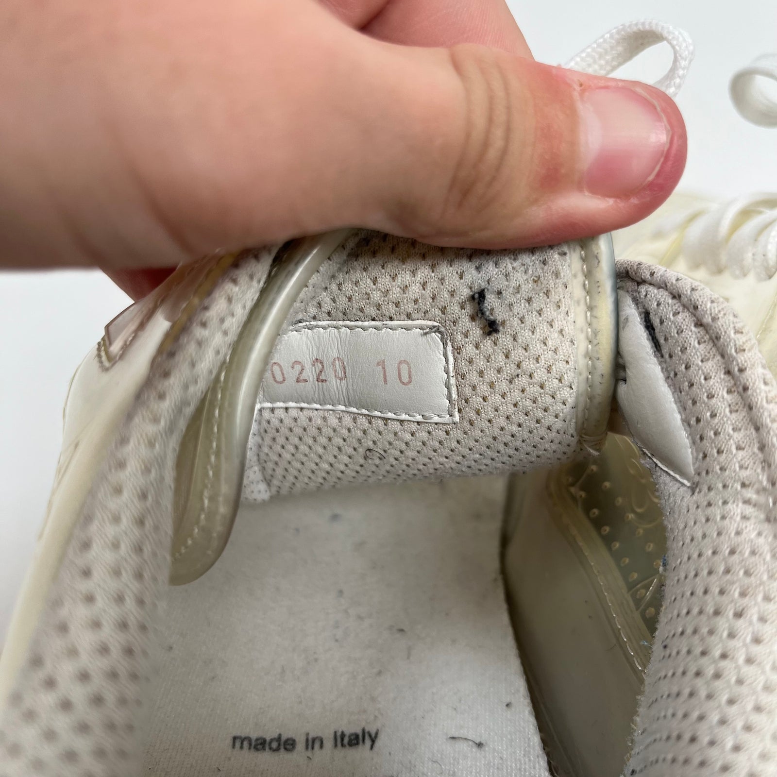 Louis Vuitton White Transparent Trainers LV 10