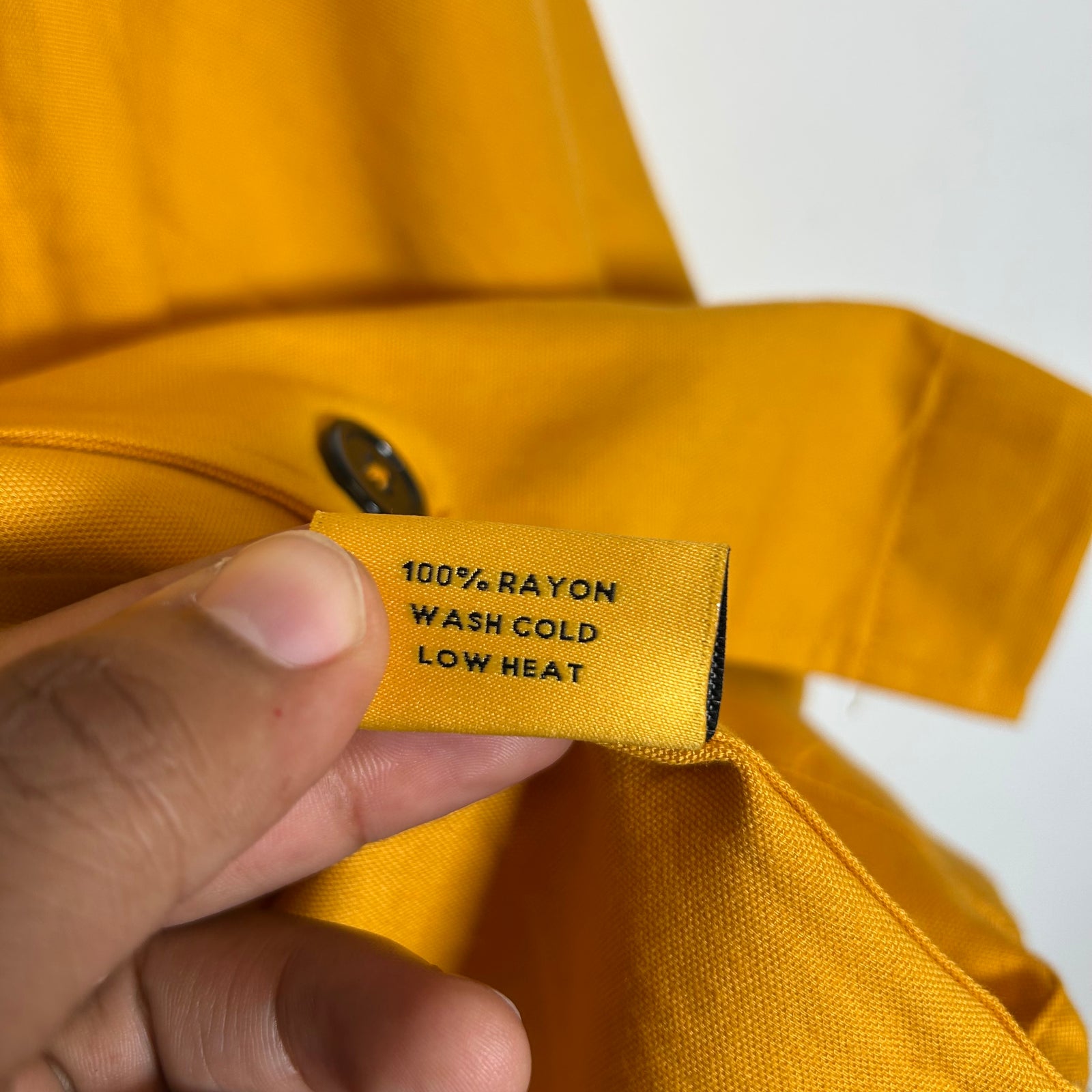 Gallery Dept Yellow Atelier Work Shirt Size XXL