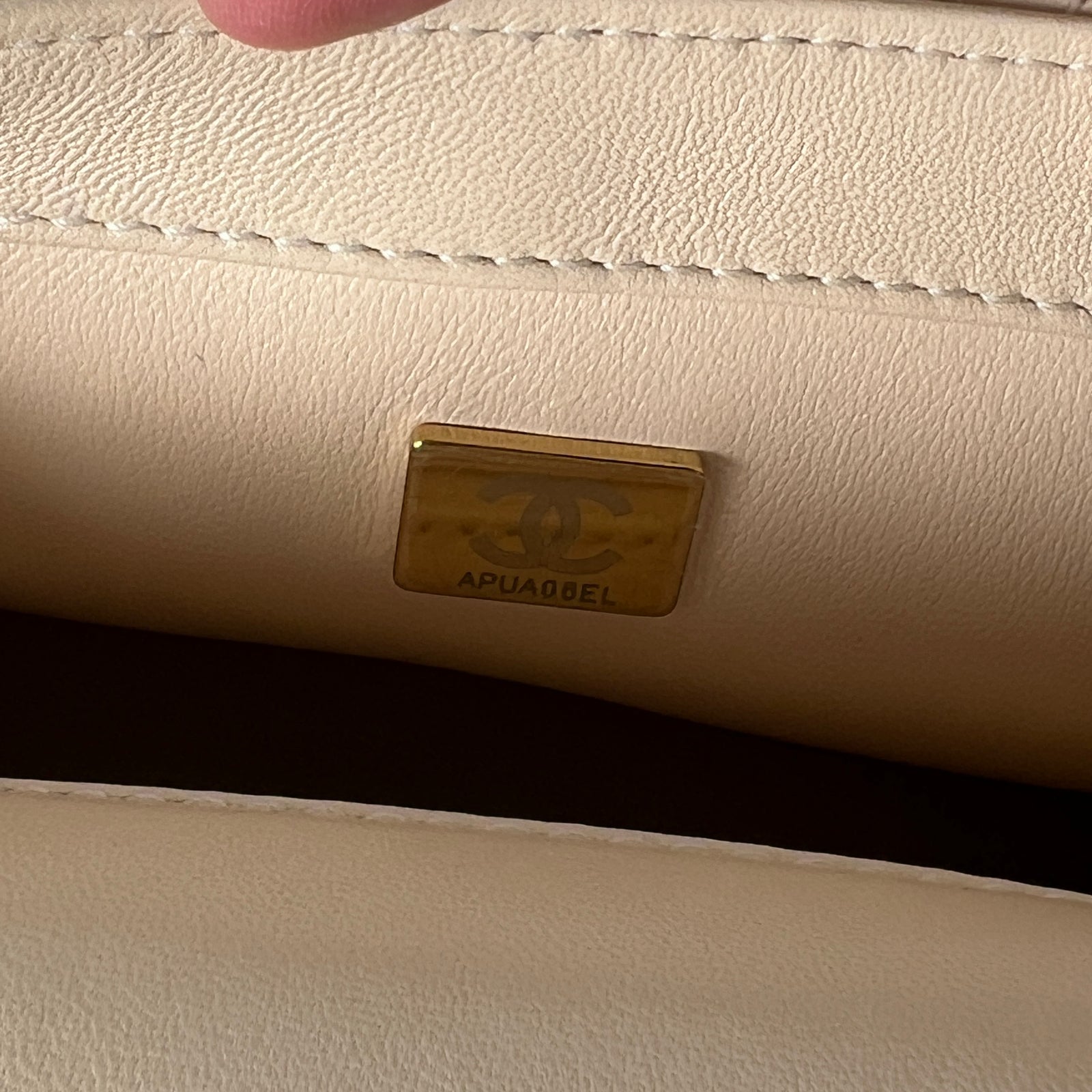 Chanel Beige Caviar Quilted Mini Sweetheart Crush Flap Bag