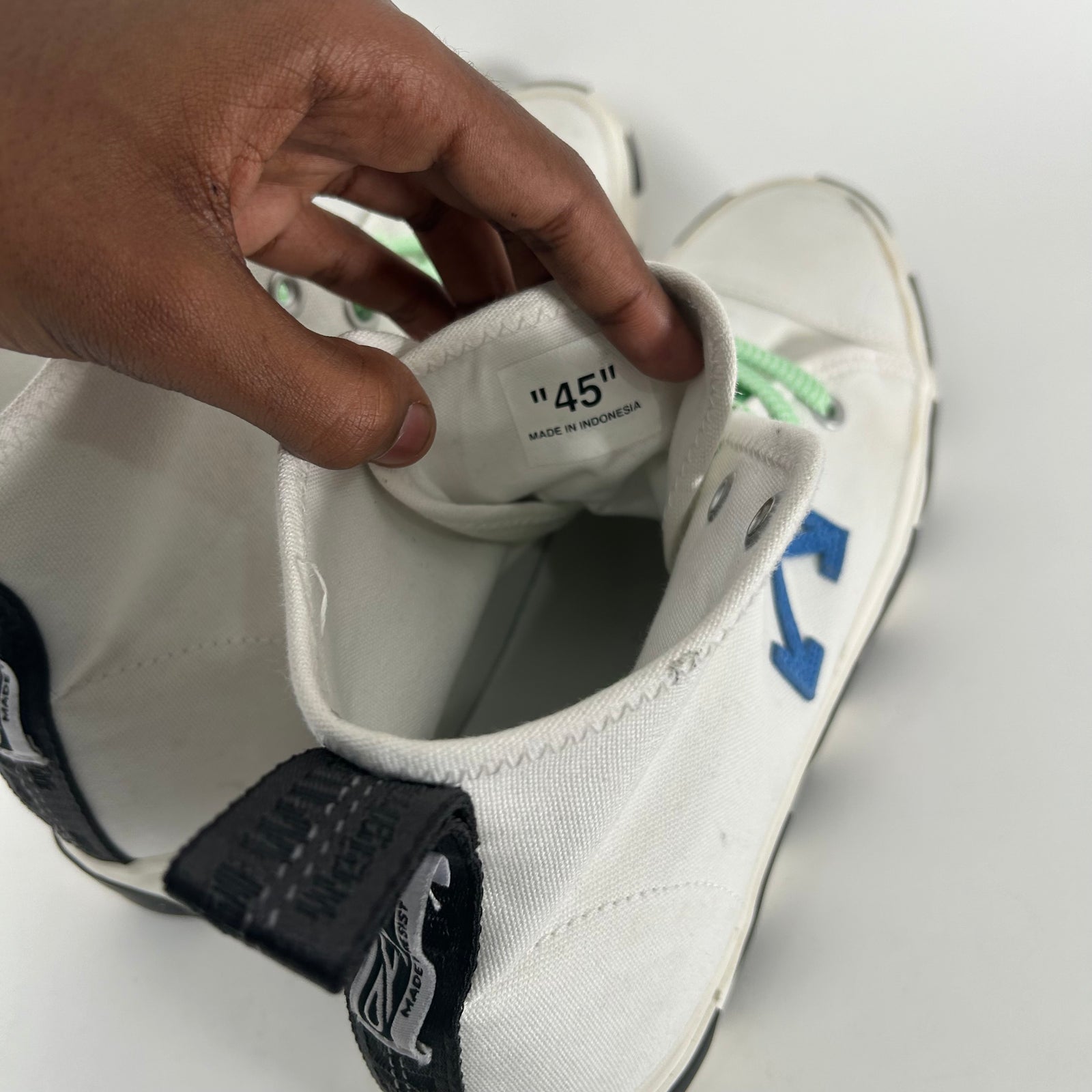 Off-White Vulcanized High-Top Sneaker Size 12
