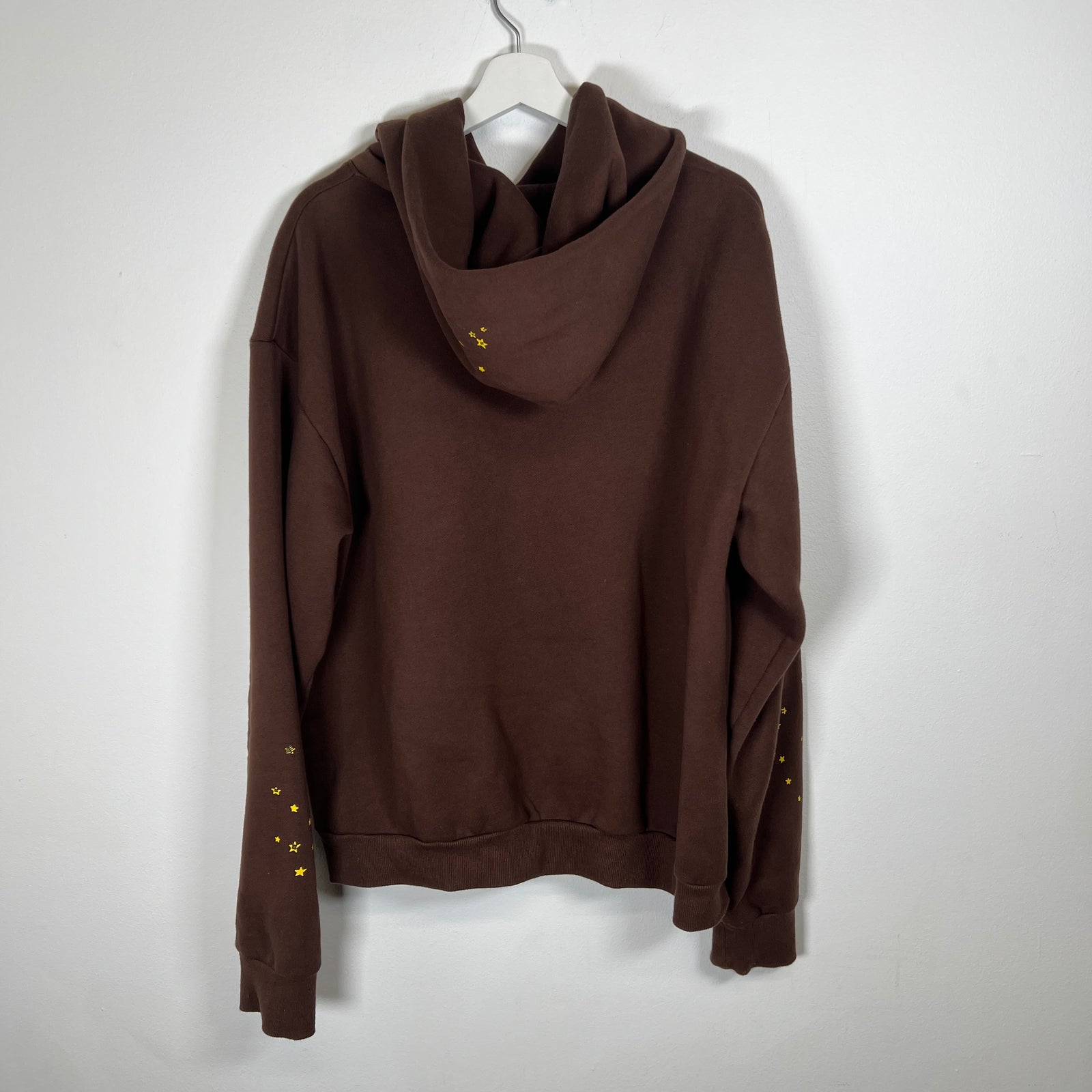 Sp5der Classic Brown Hoodie Size XL