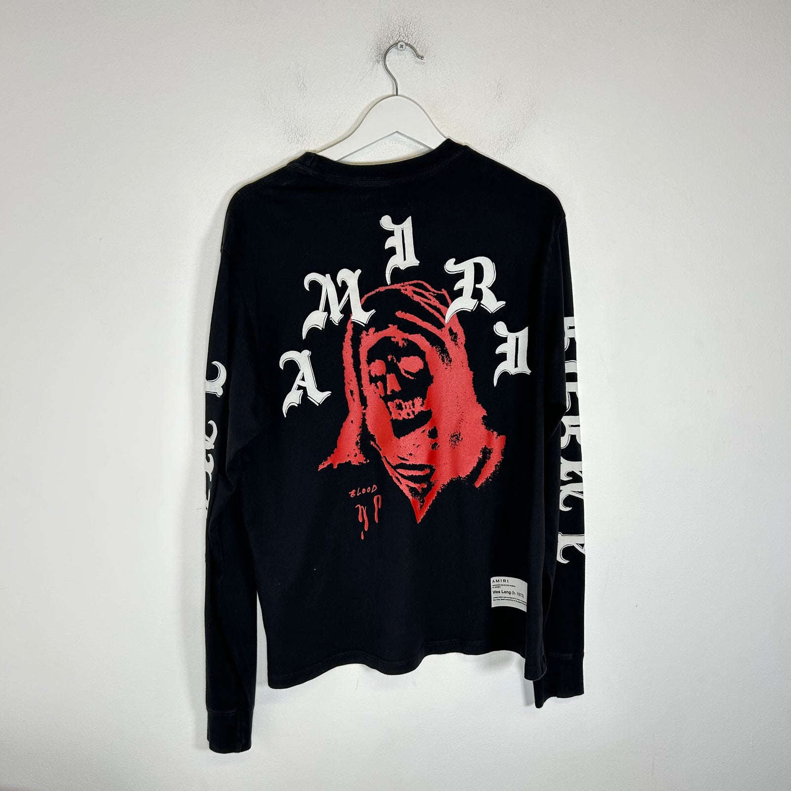 Amiri x Wes Lang Black Solar Kings Longsleeve Size M