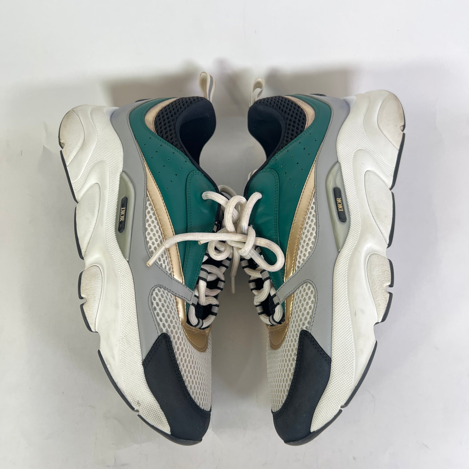 Dior B22 Green/Gold Sneaker