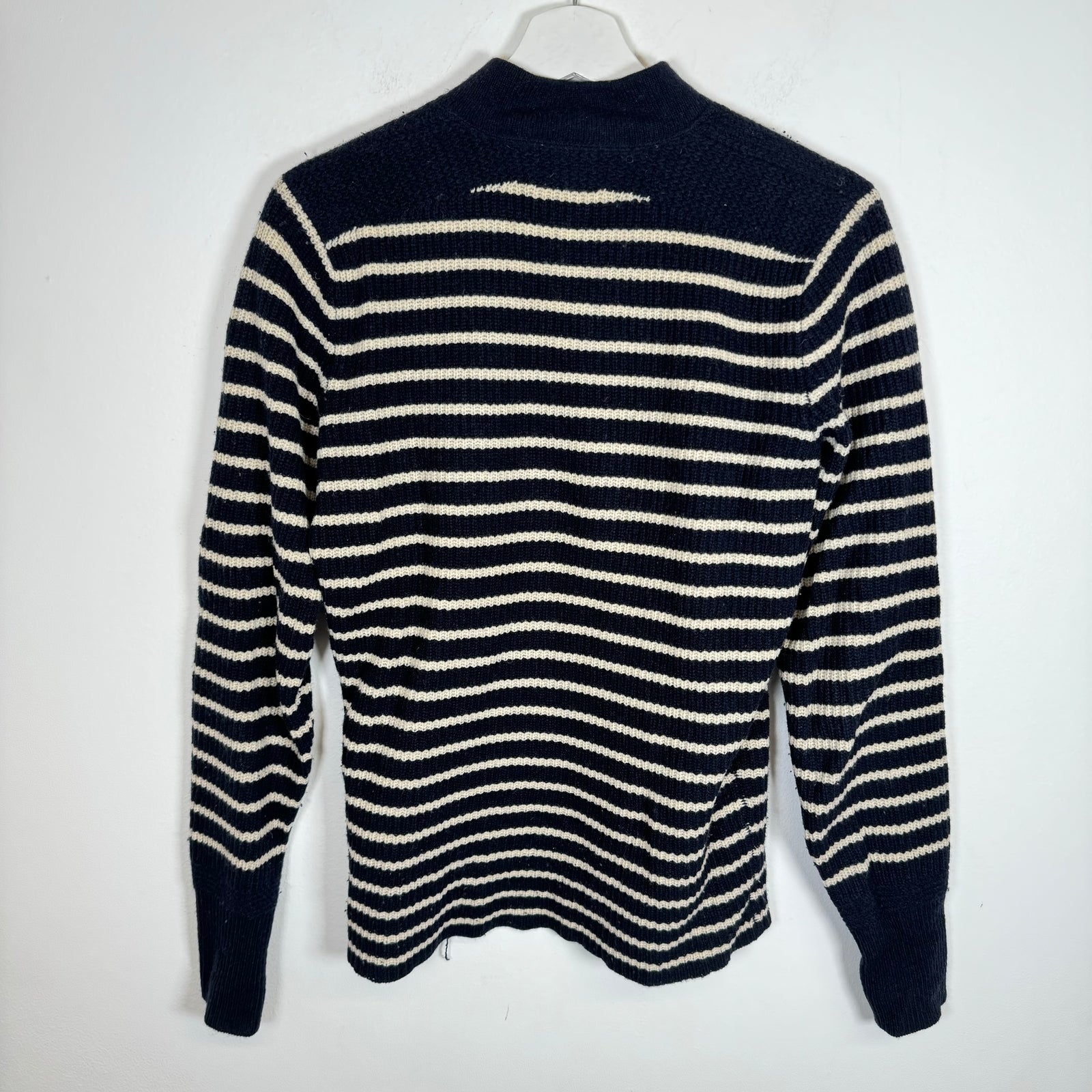 RRL Navy/White Striped Knit Sweater Size XS