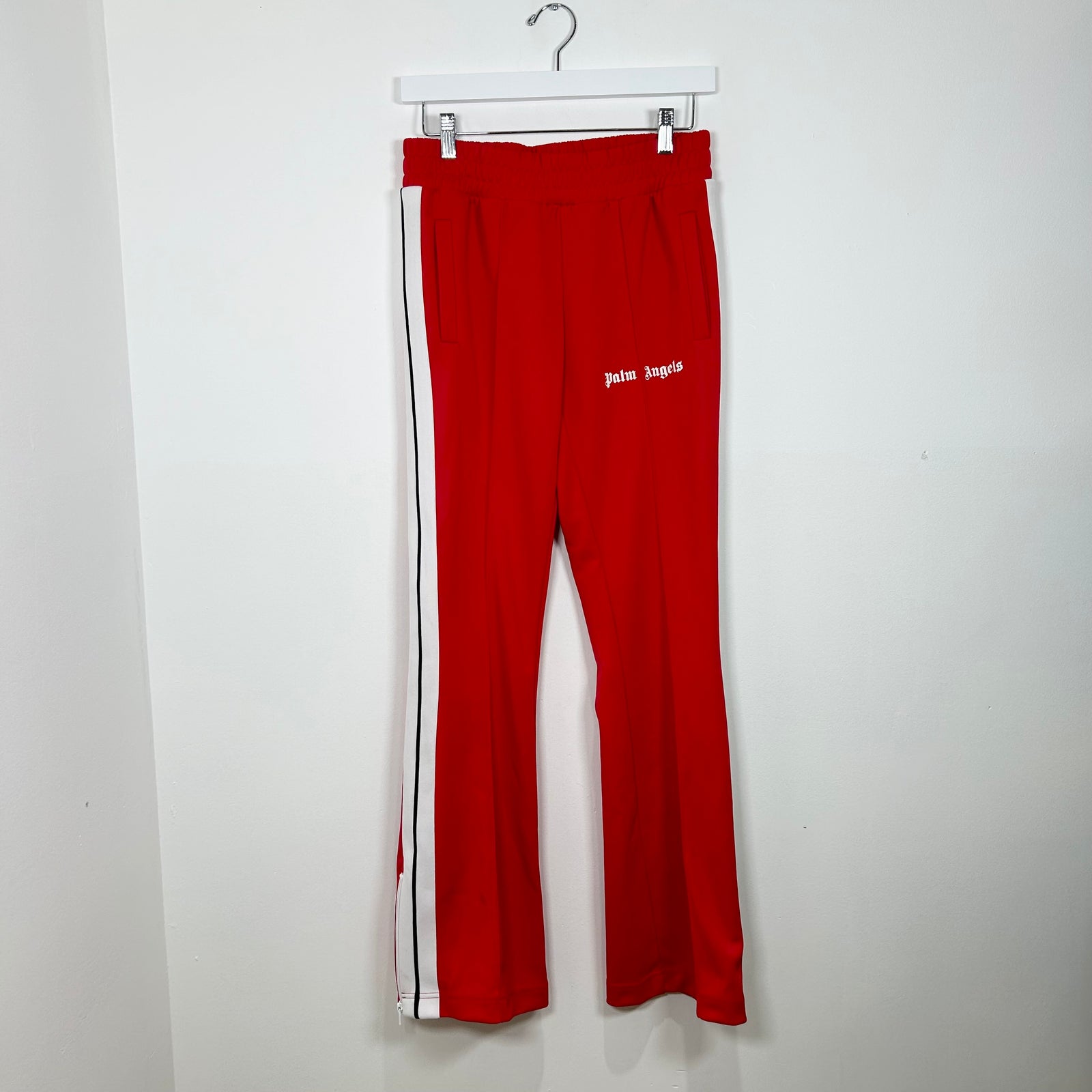 Palm Angels Red Narrow Track Pants Size L