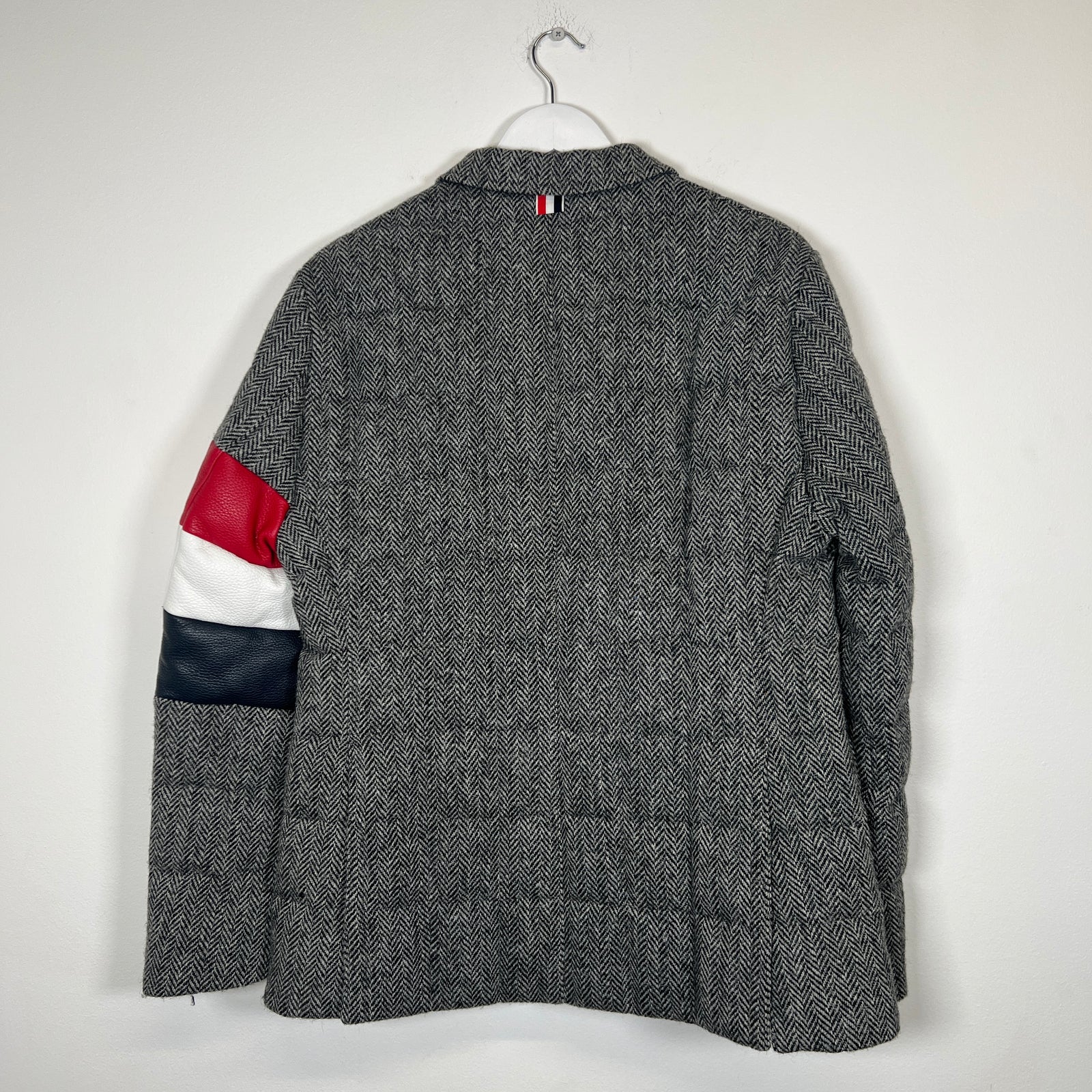 Thom Browne Down Harris Tweed Jacket