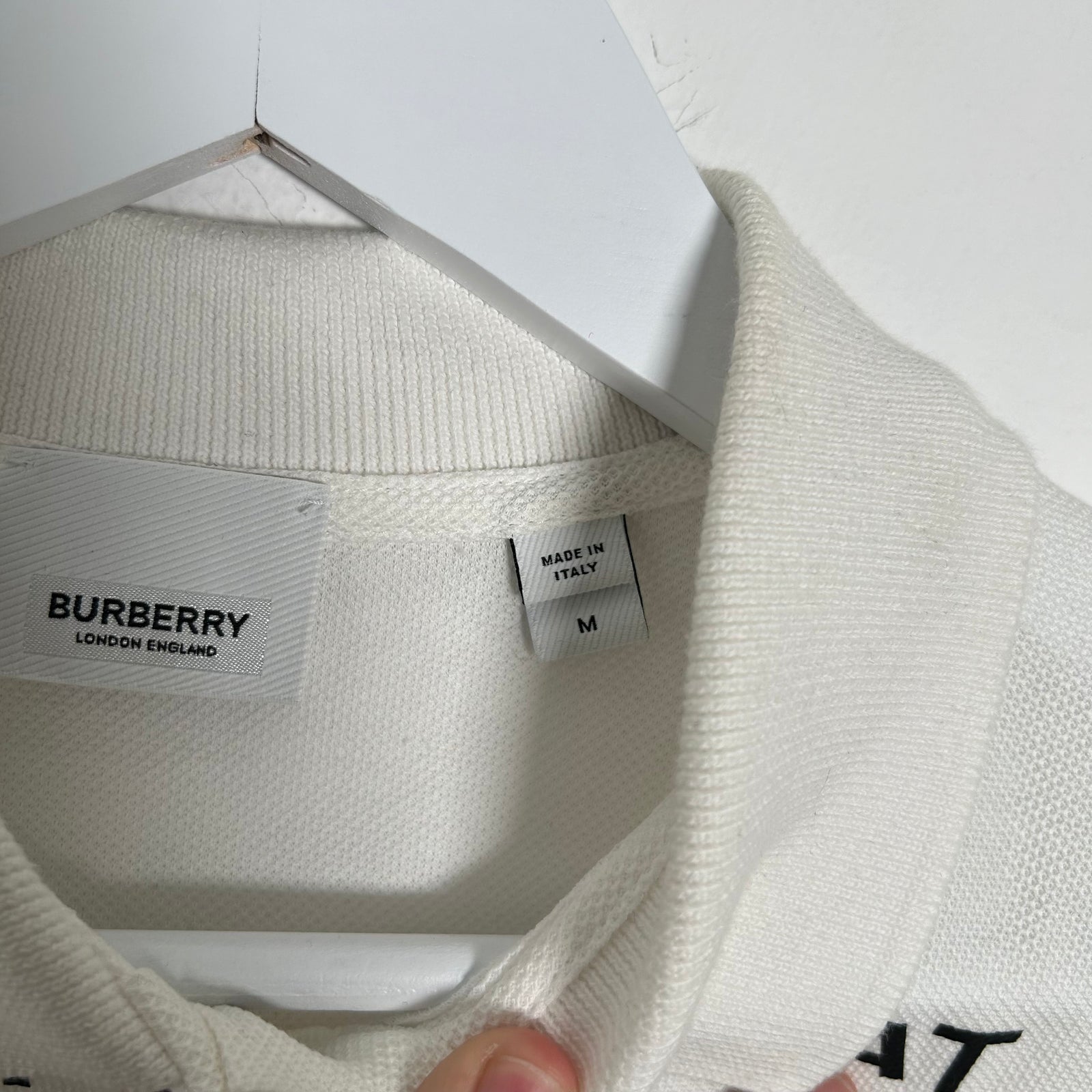 Burberry Basket Graphic Polo Size M