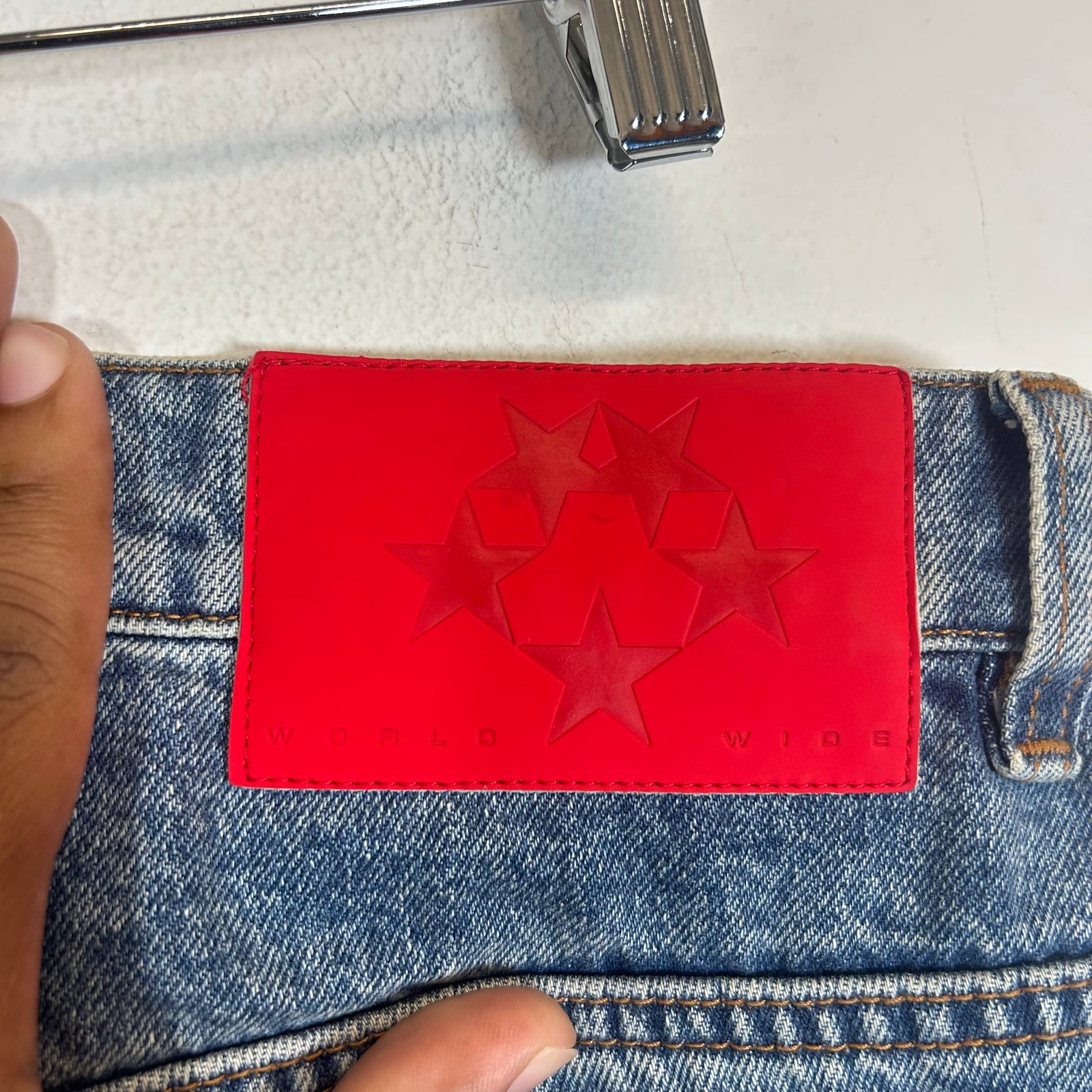 Sp5der Lightwash V3 Indigo Denim Size 34