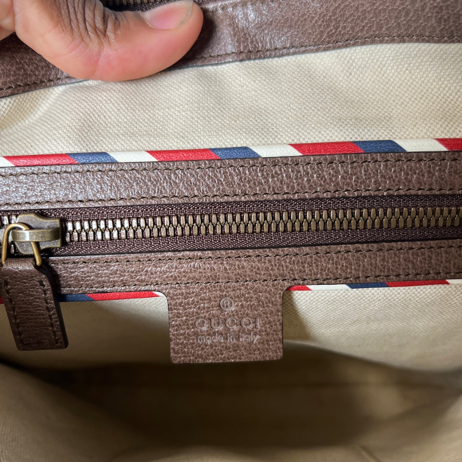 Gucci GG Monogram Courrier Patch Messenger Bag