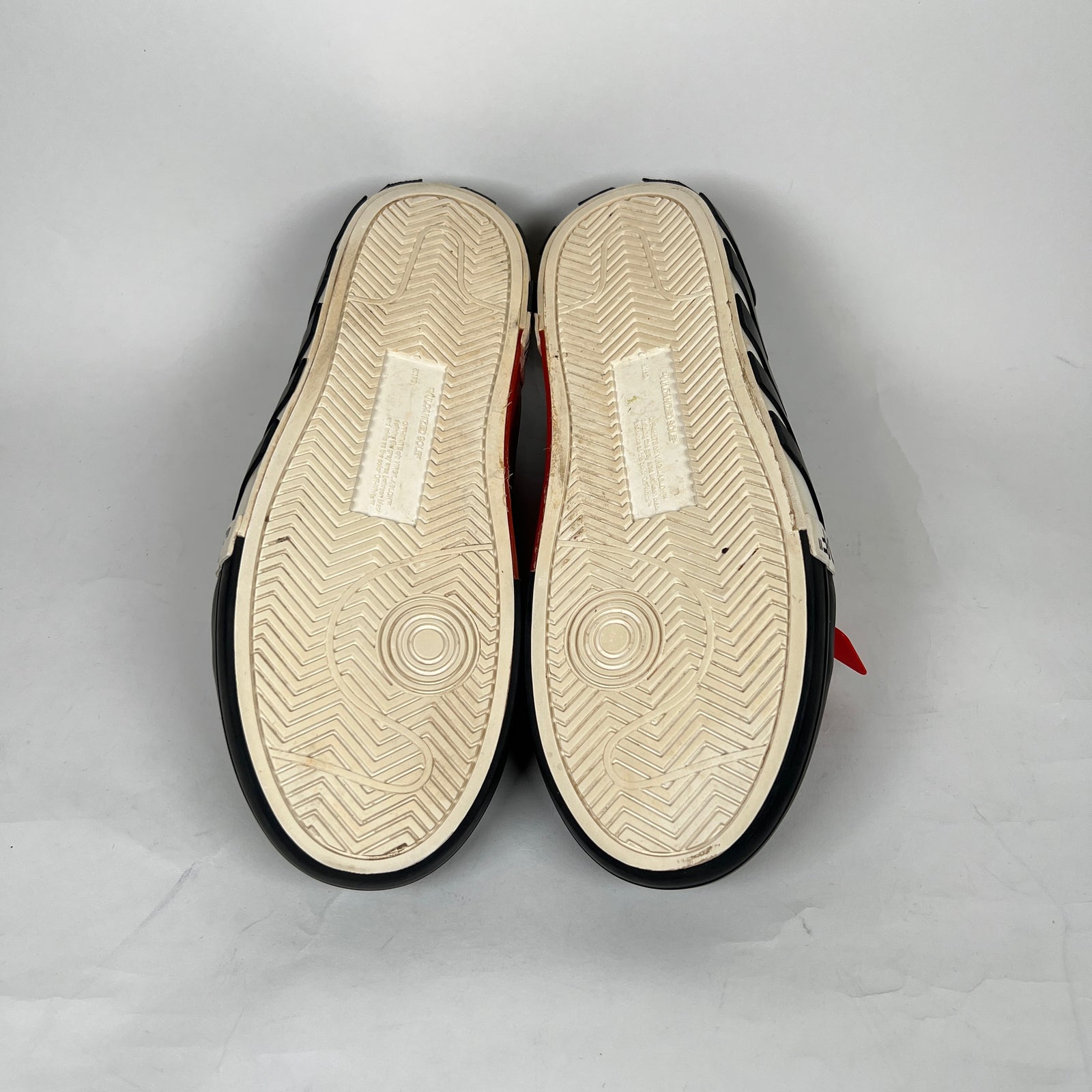 Off-White Black Vulc Low Top Sneakers Size 41