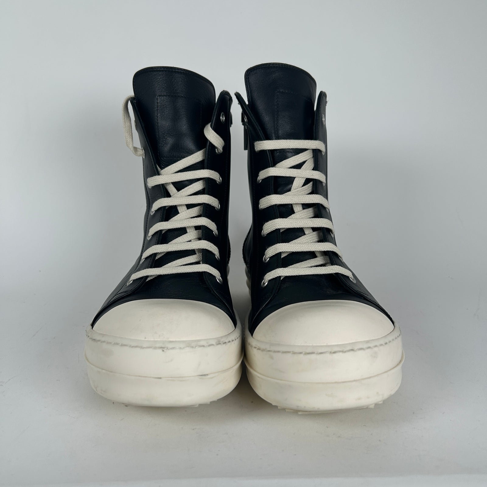 Rick Owens Mainline Leather Hightop Ramones