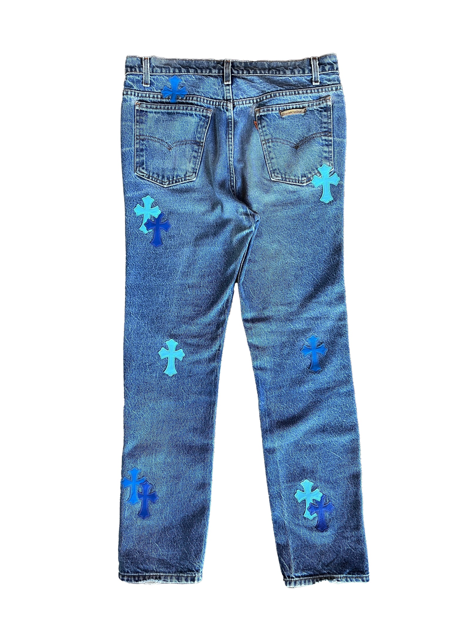 Chrome Hearts London Exclusive Levis 20 Cross Patch Jeans Size 33