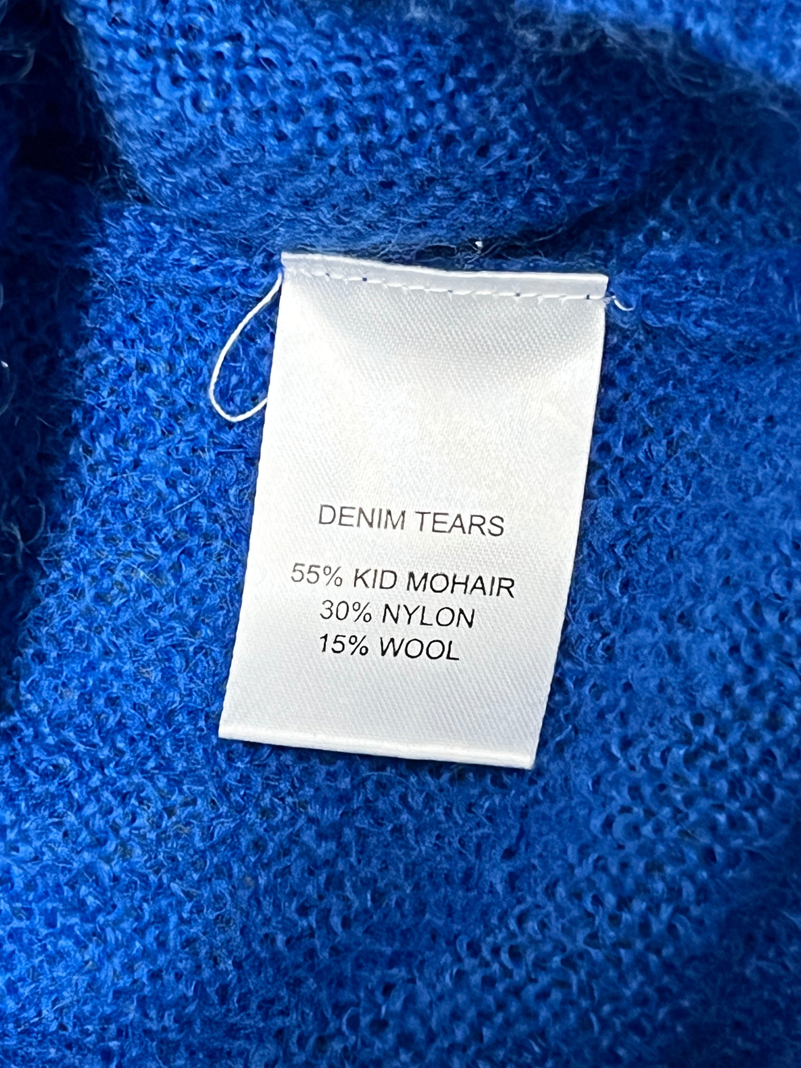 Denim Tears Blue Sweater Size X-Large
