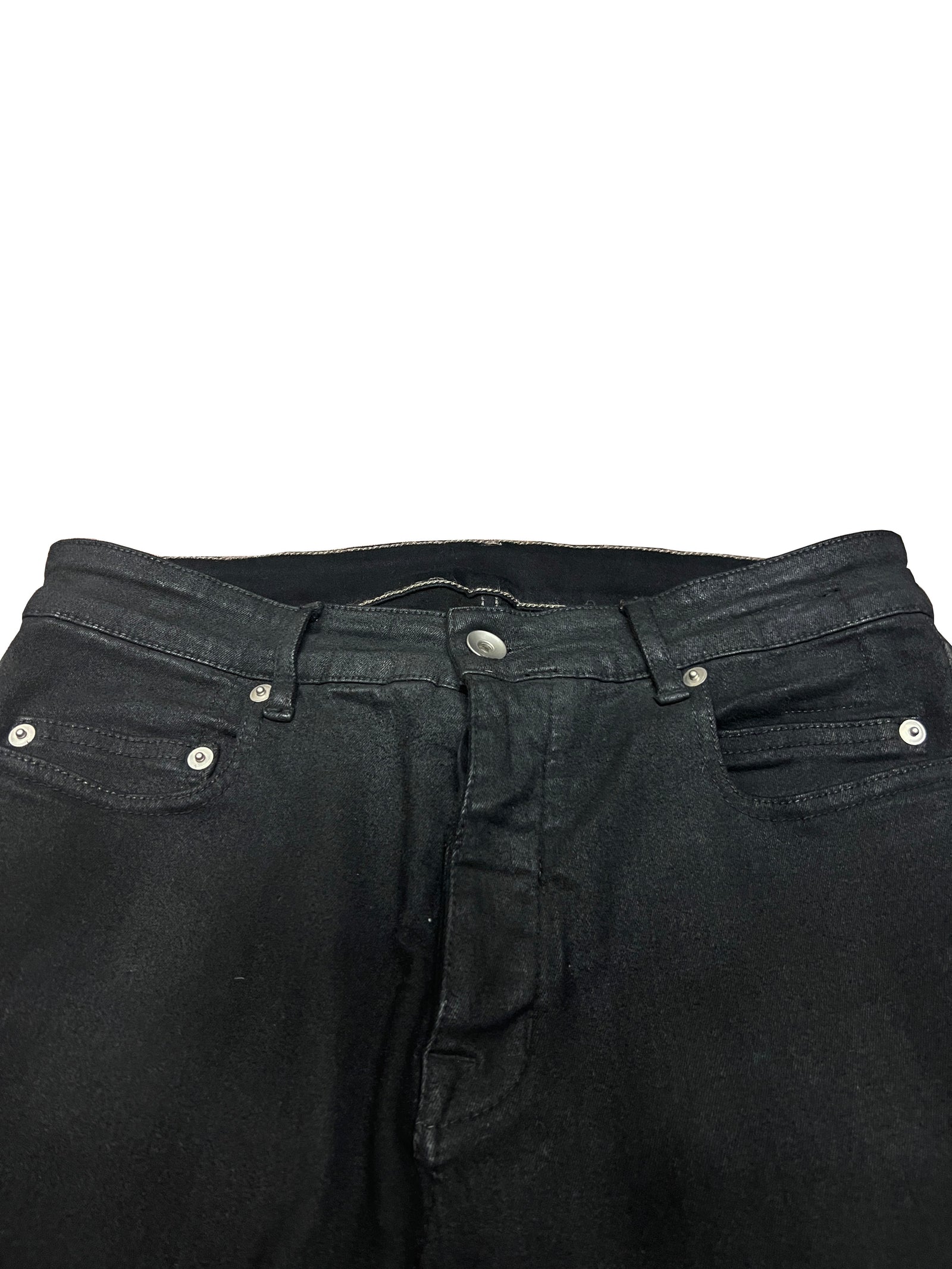Rick Owens Waxed Tyrone Jeans Size 30