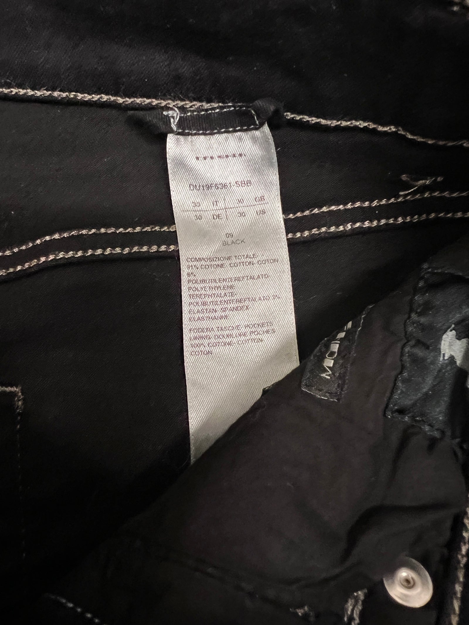 Rick Owens Waxed Tyrone Jeans Size 30