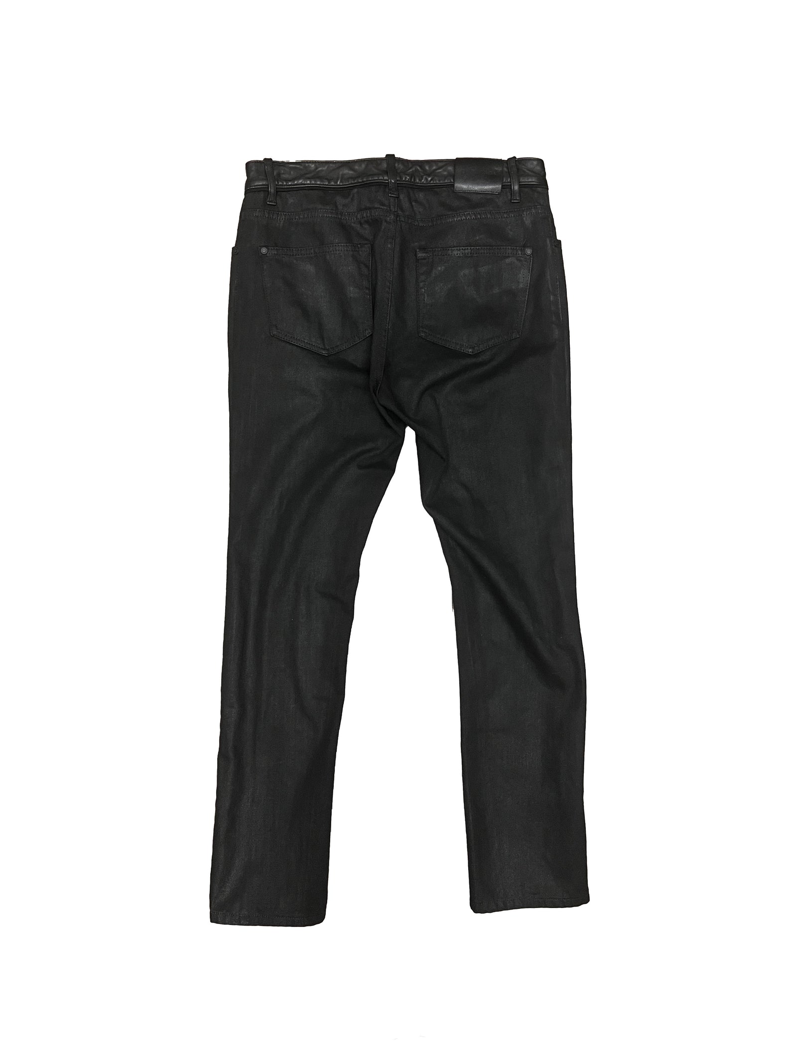 Balenciaga Waxed Split Leather Denim Size 30