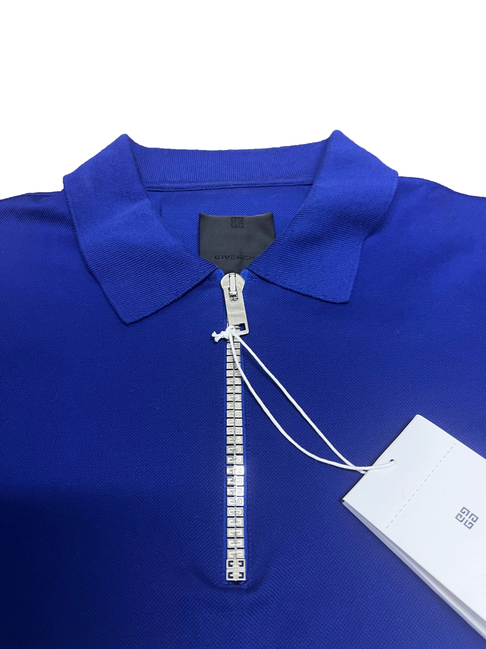 Givenchy 4GS Blue Button 1/4 Zip Up Size X-Large