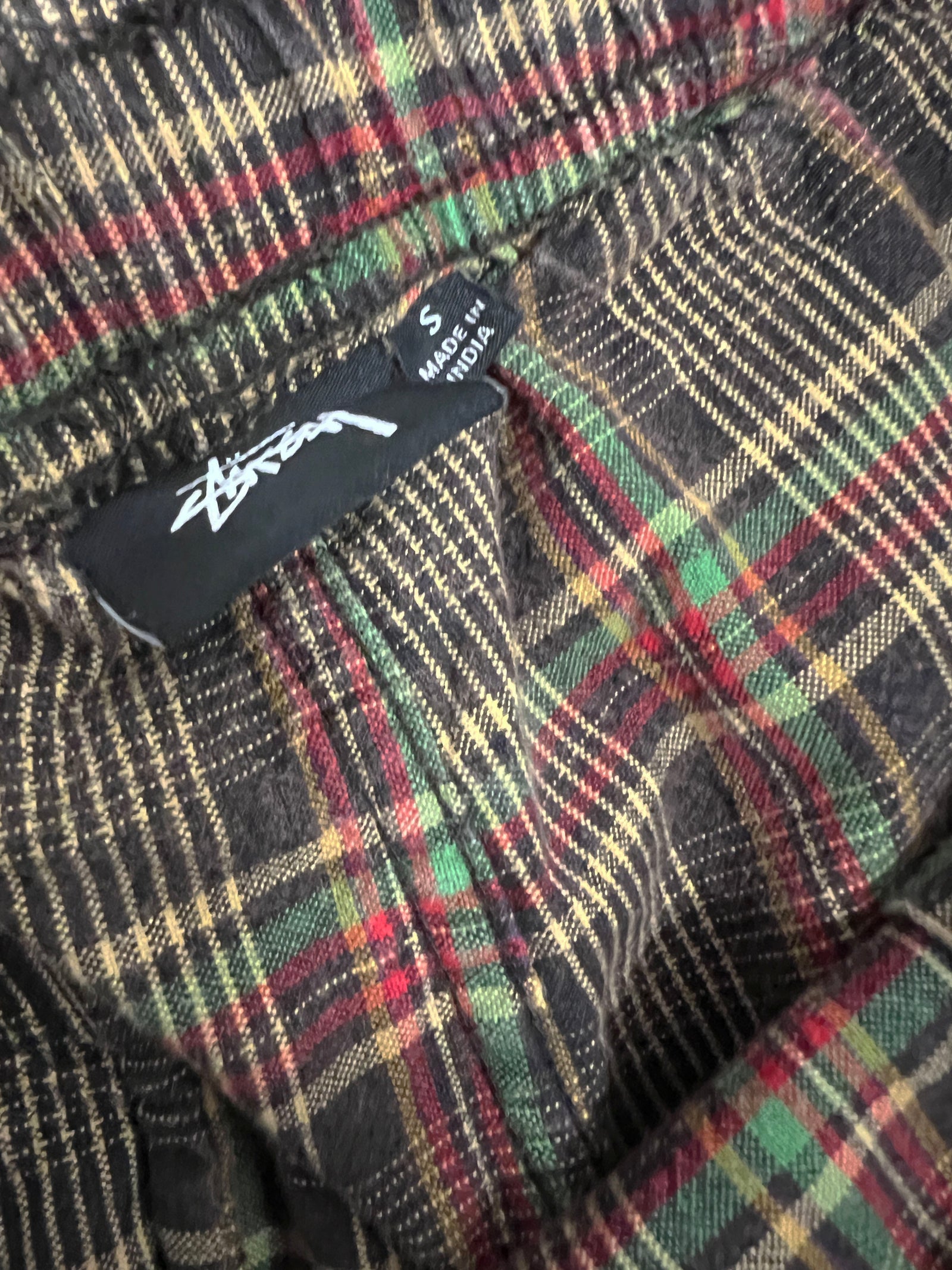 Stussy Plaid Shorts Size Small