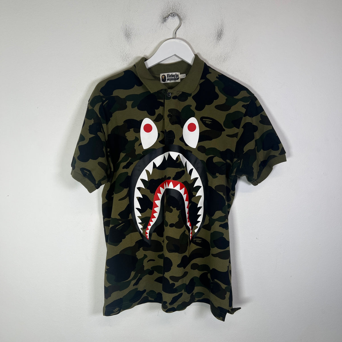 Bape 1st Camo Shark Polo Shirt