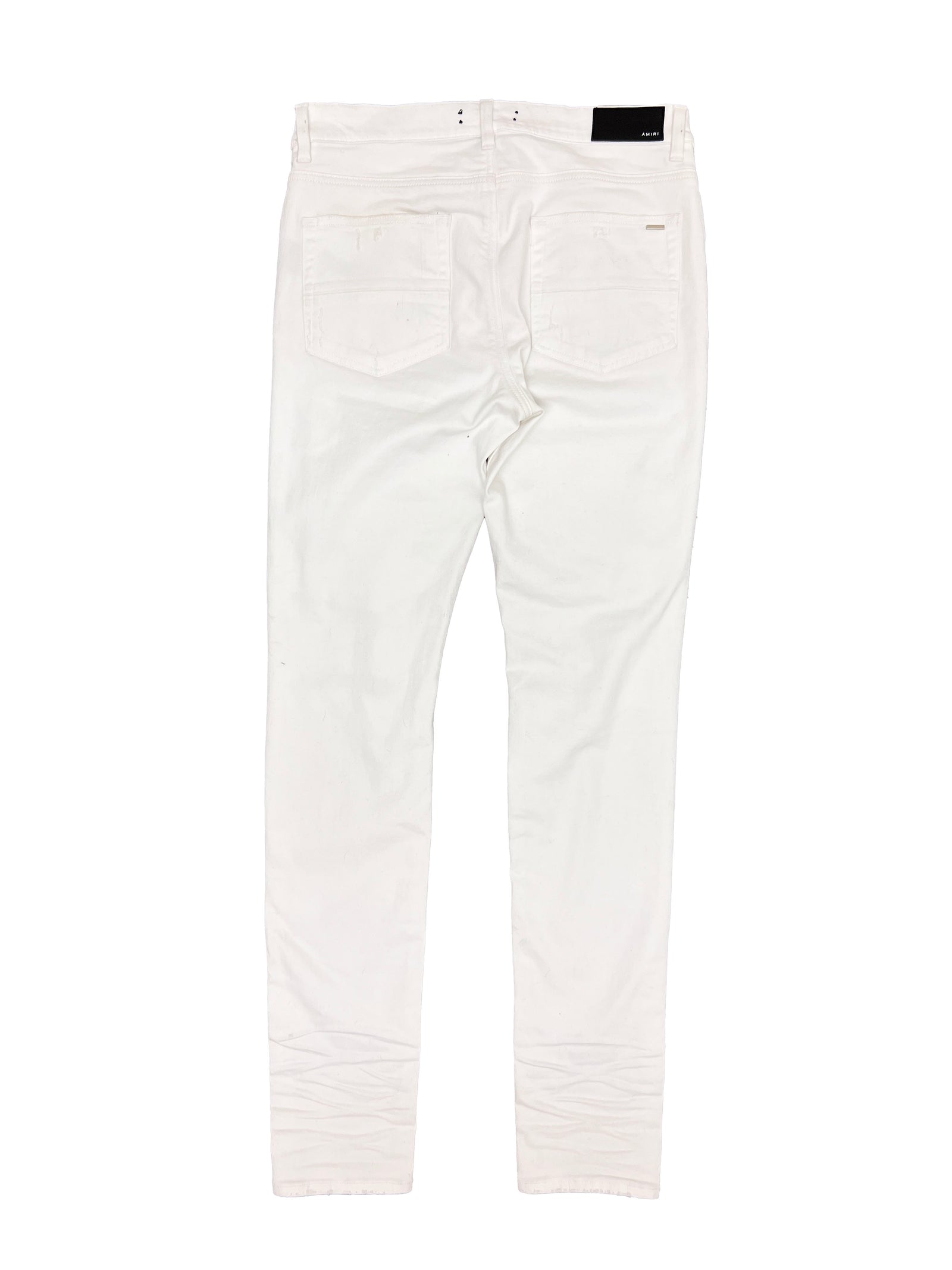 Amiri White MX1 Bandana Jeans Size 34