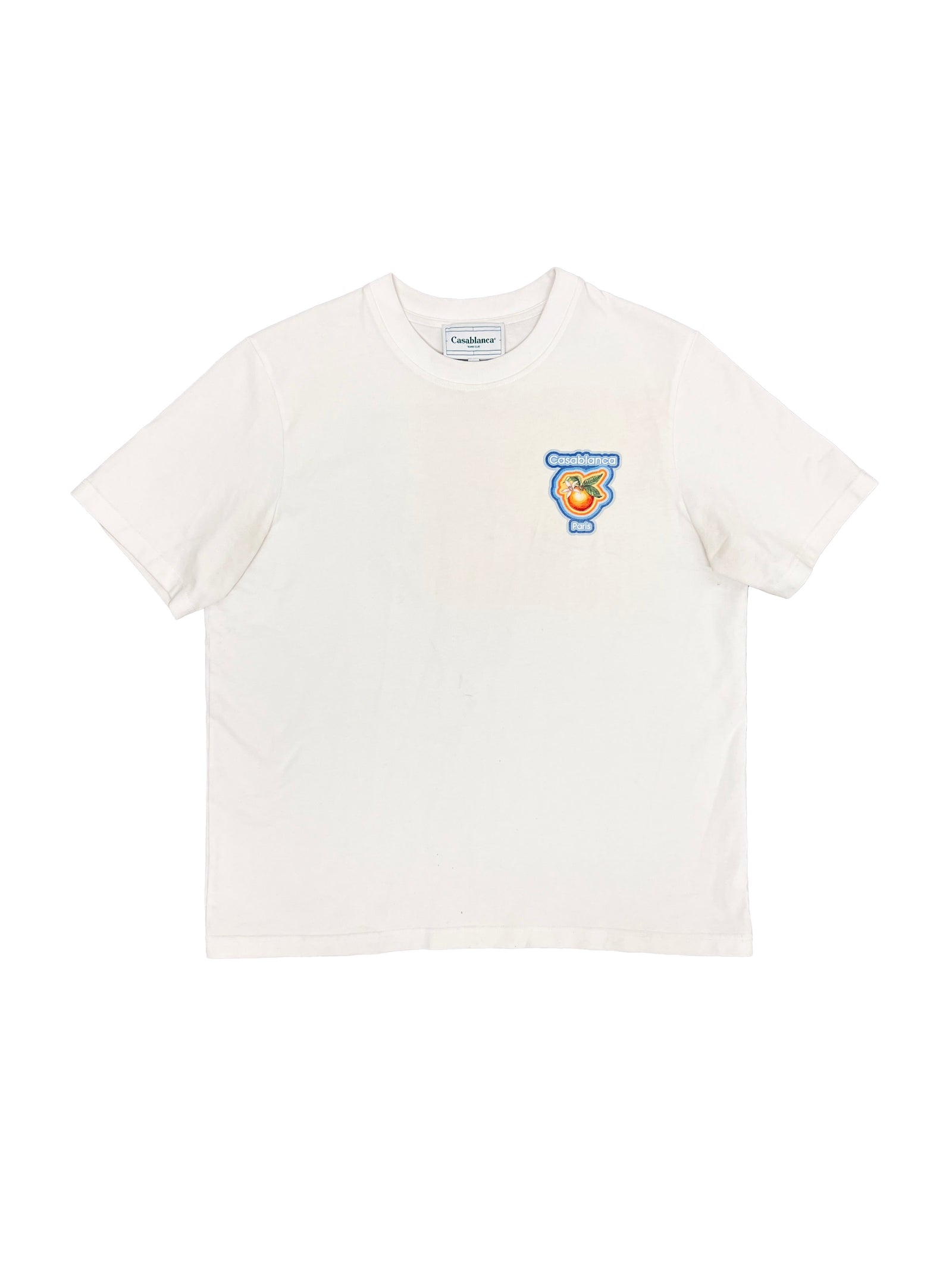 Casablanca Orange T-Shirt Size Large