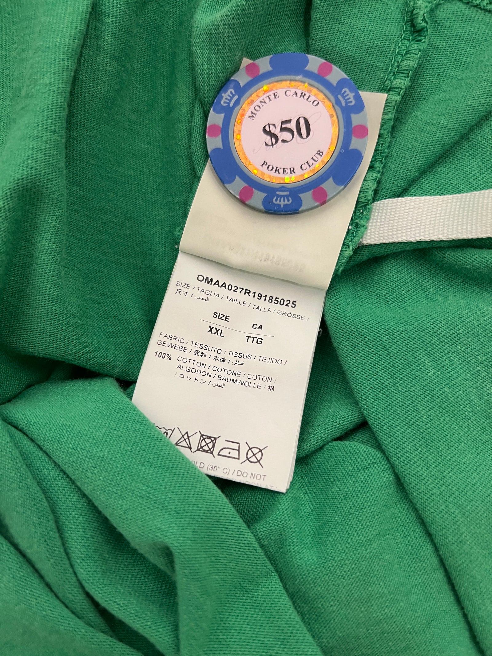 Off-White 'Imperssionsim' T-Shirt Green Size 2X-Large