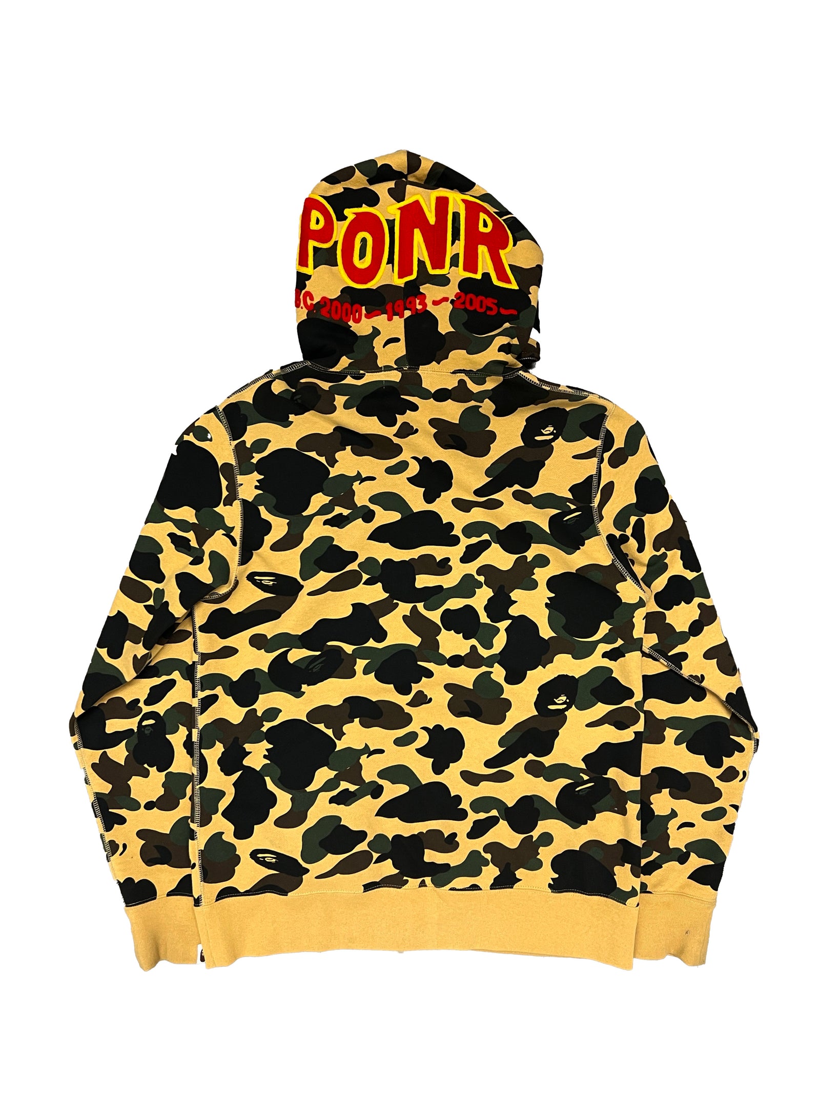 Bape Full Zip Hoodie Size X-Large