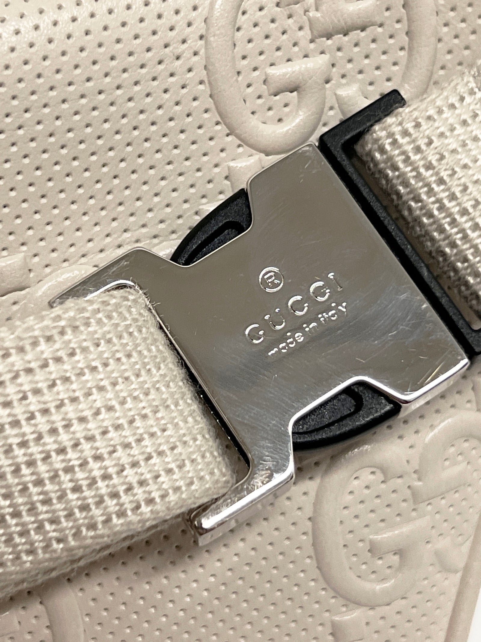 Gucci Monogram Embossed Belt Bag