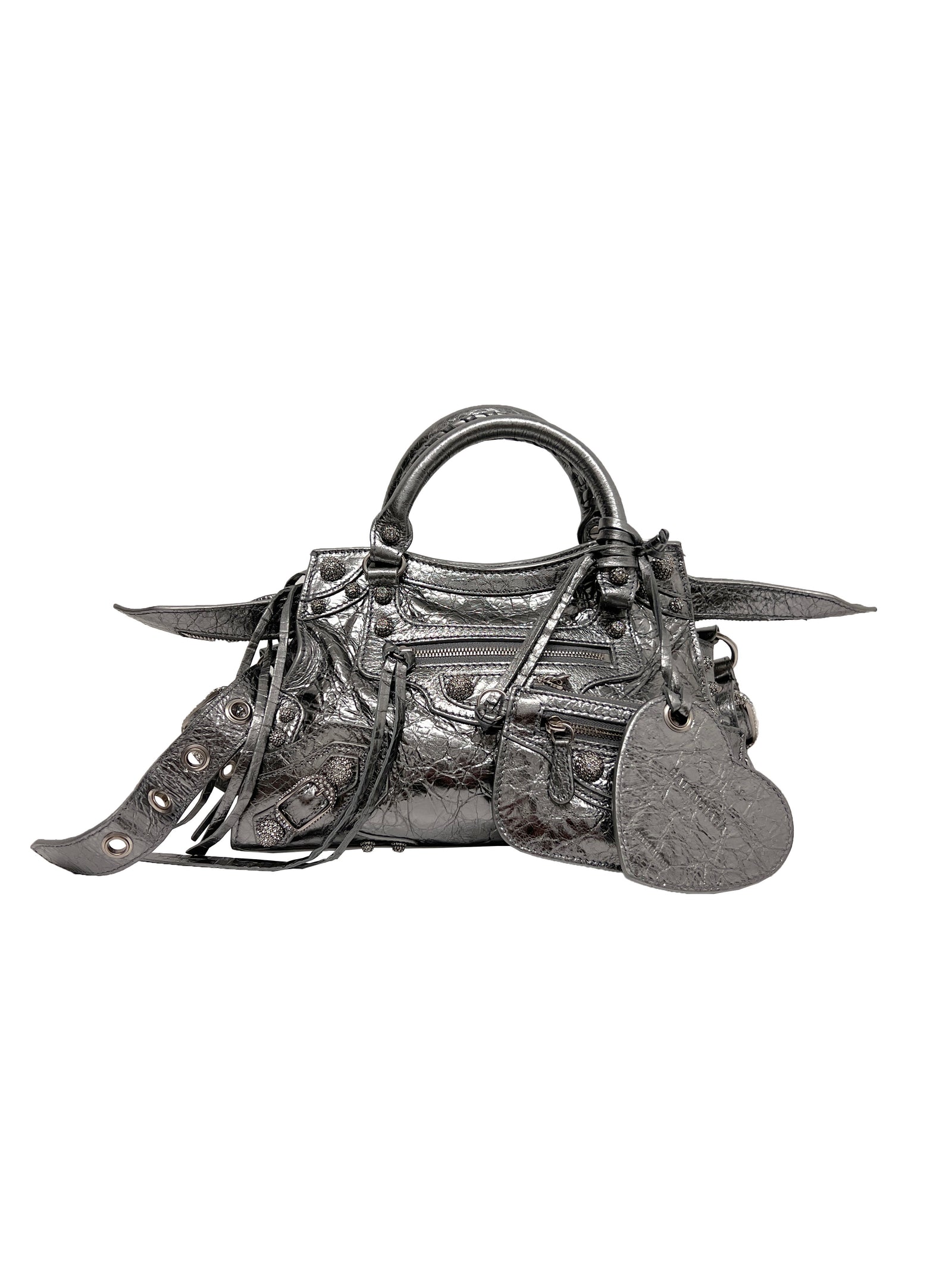 Balenciaga Crystal Metallic Neo Cagole City