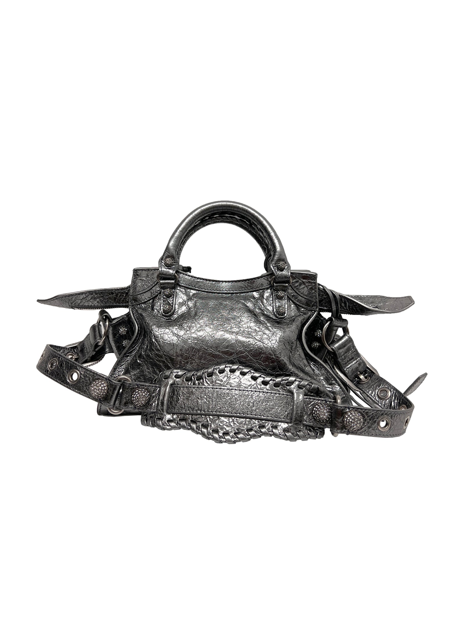 Balenciaga Crystal Metallic Neo Cagole City
