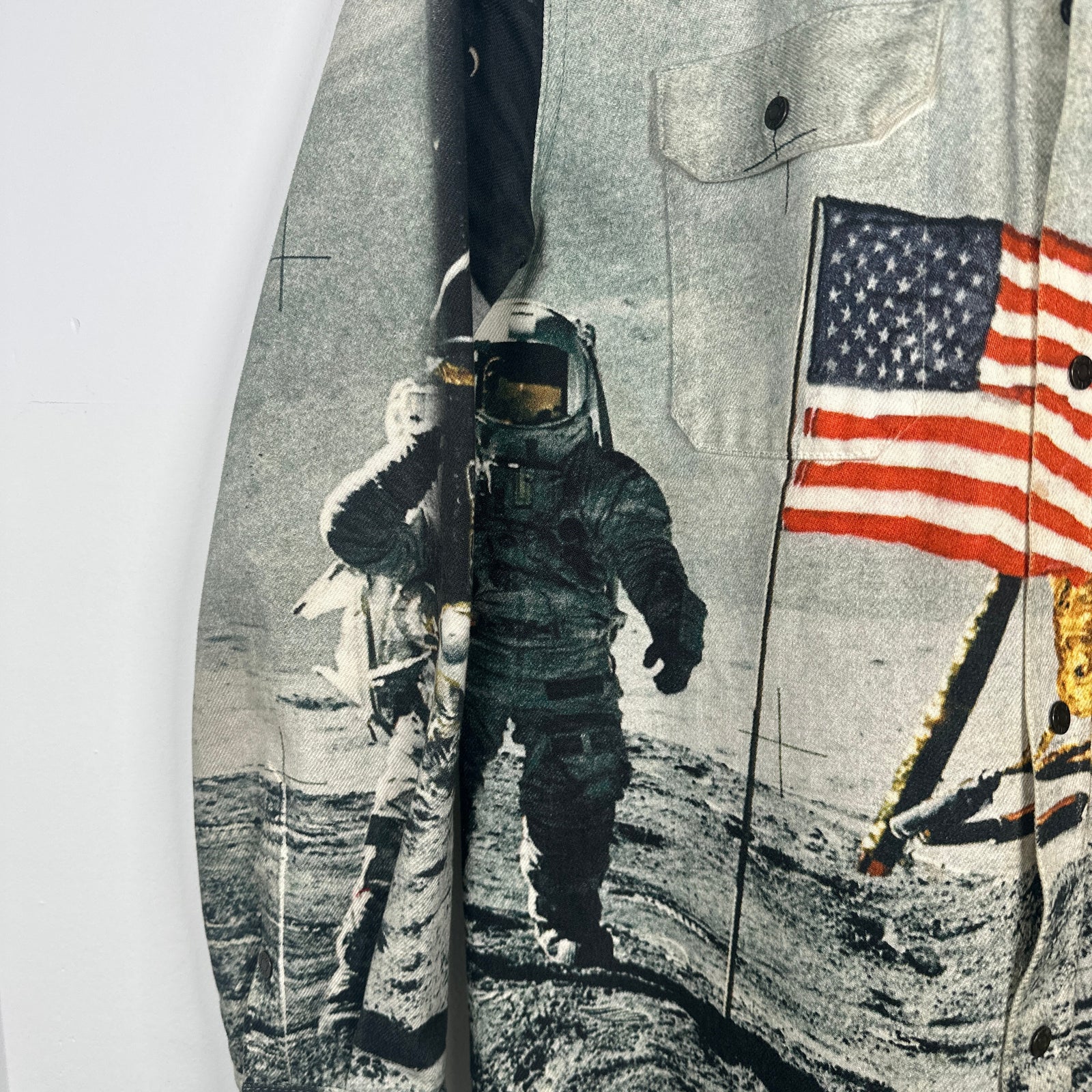 Calvin Klein Jeans x Raf Simon Andy Warhol Space Man Jacket Size L