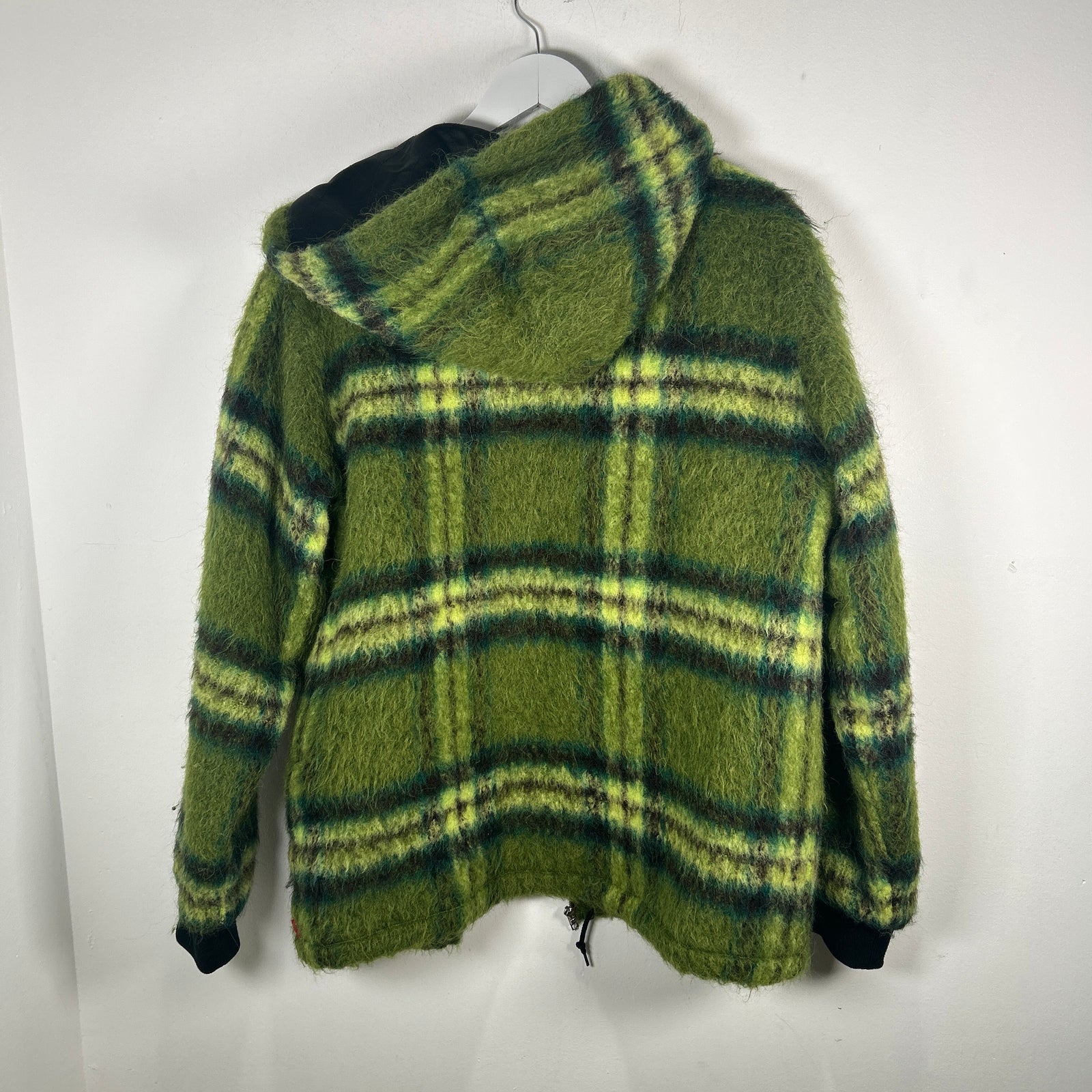 Supreme Green Plaid Mohair Jacket Size L