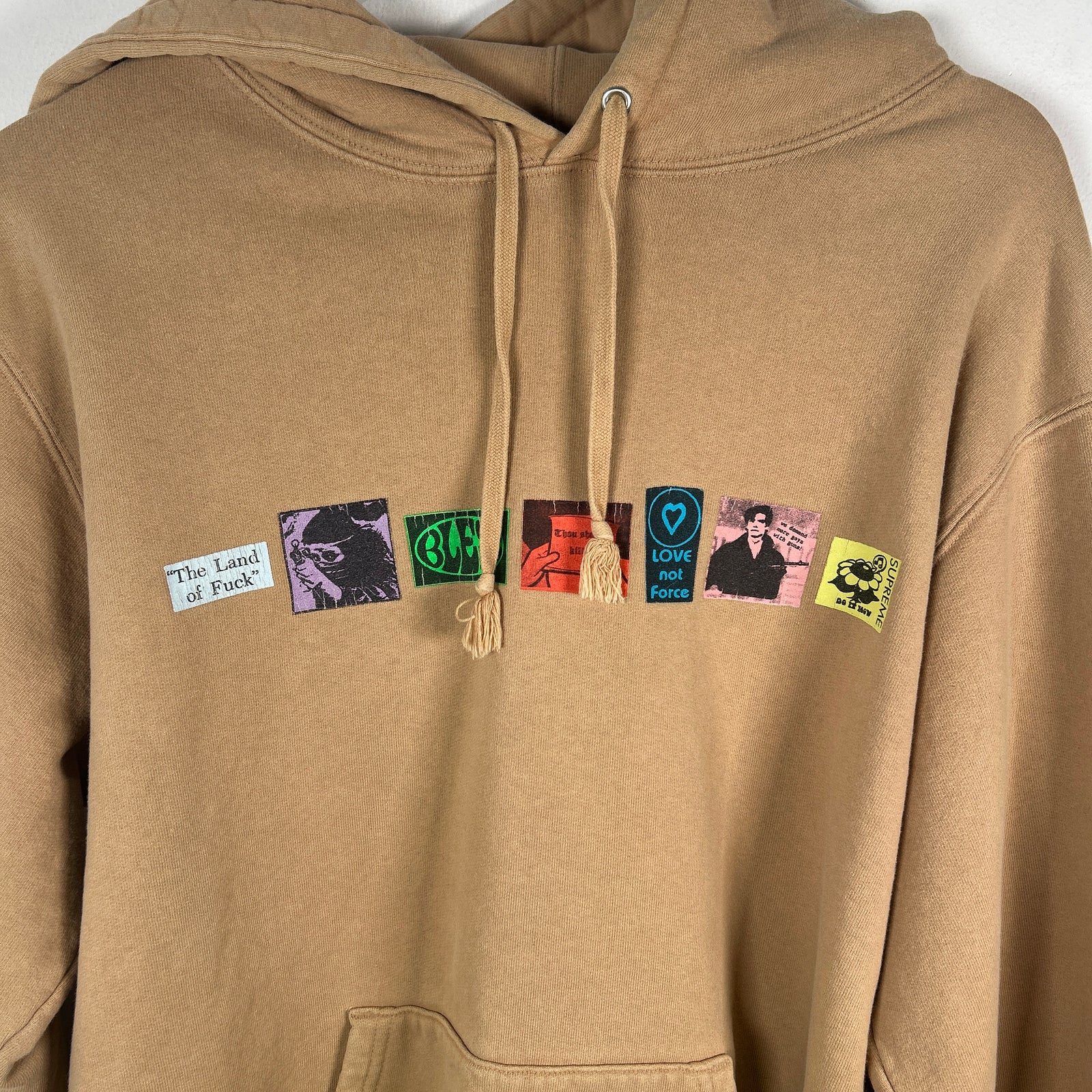 Supreme Bless Stamps Hoodie Size L