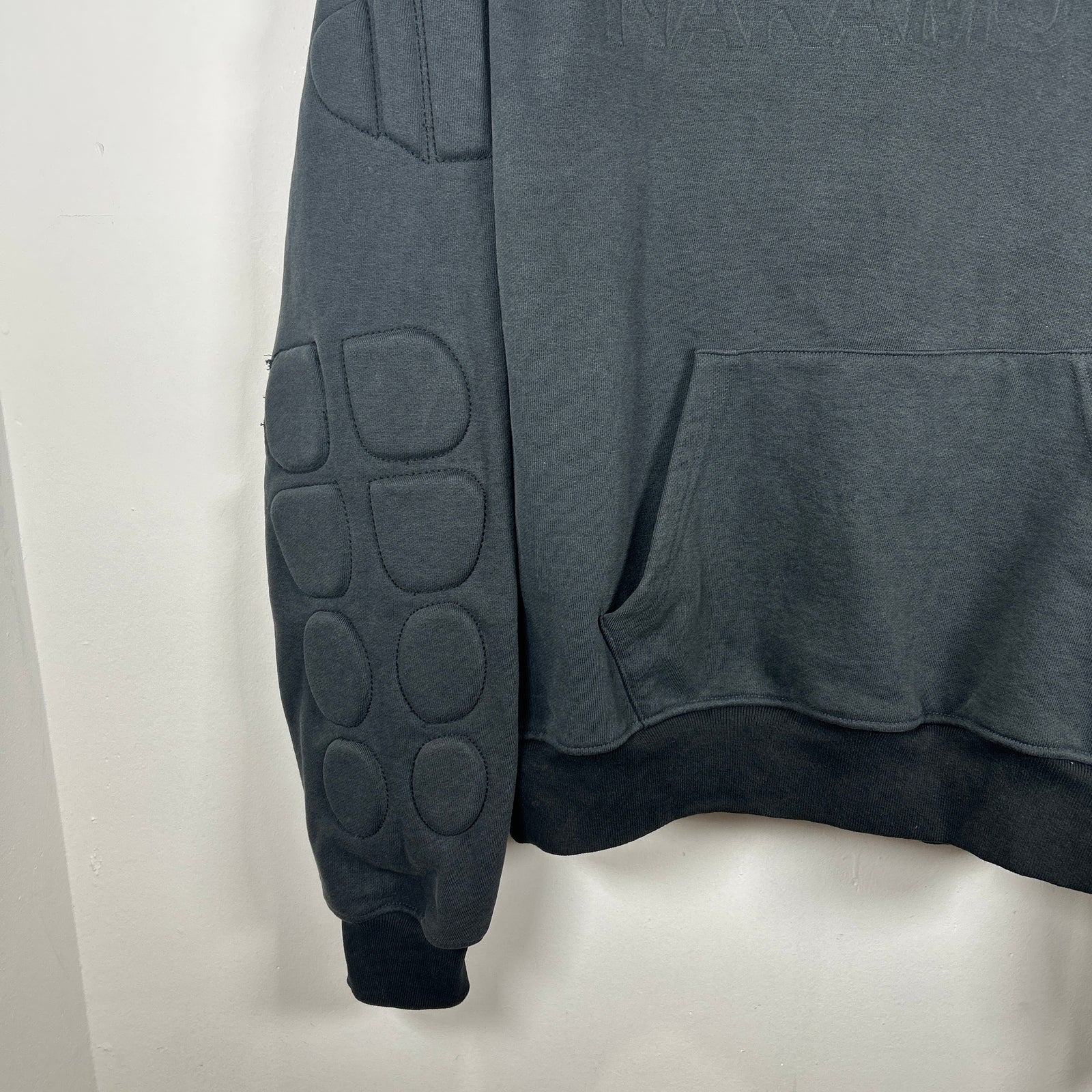 Satoshi Nakamoto Padded Moto Hoodie Size L