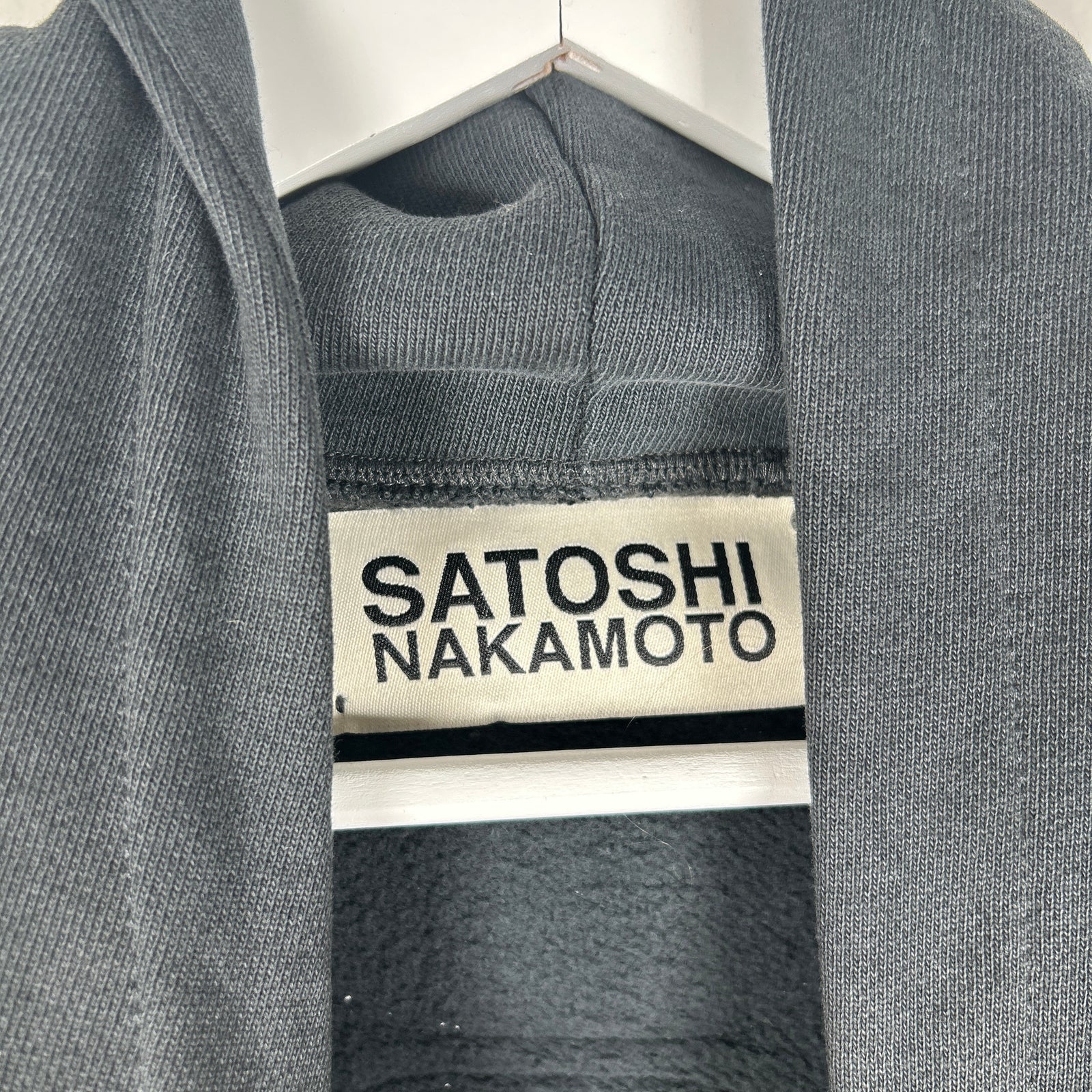 Satoshi Nakamoto Padded Moto Hoodie Size L