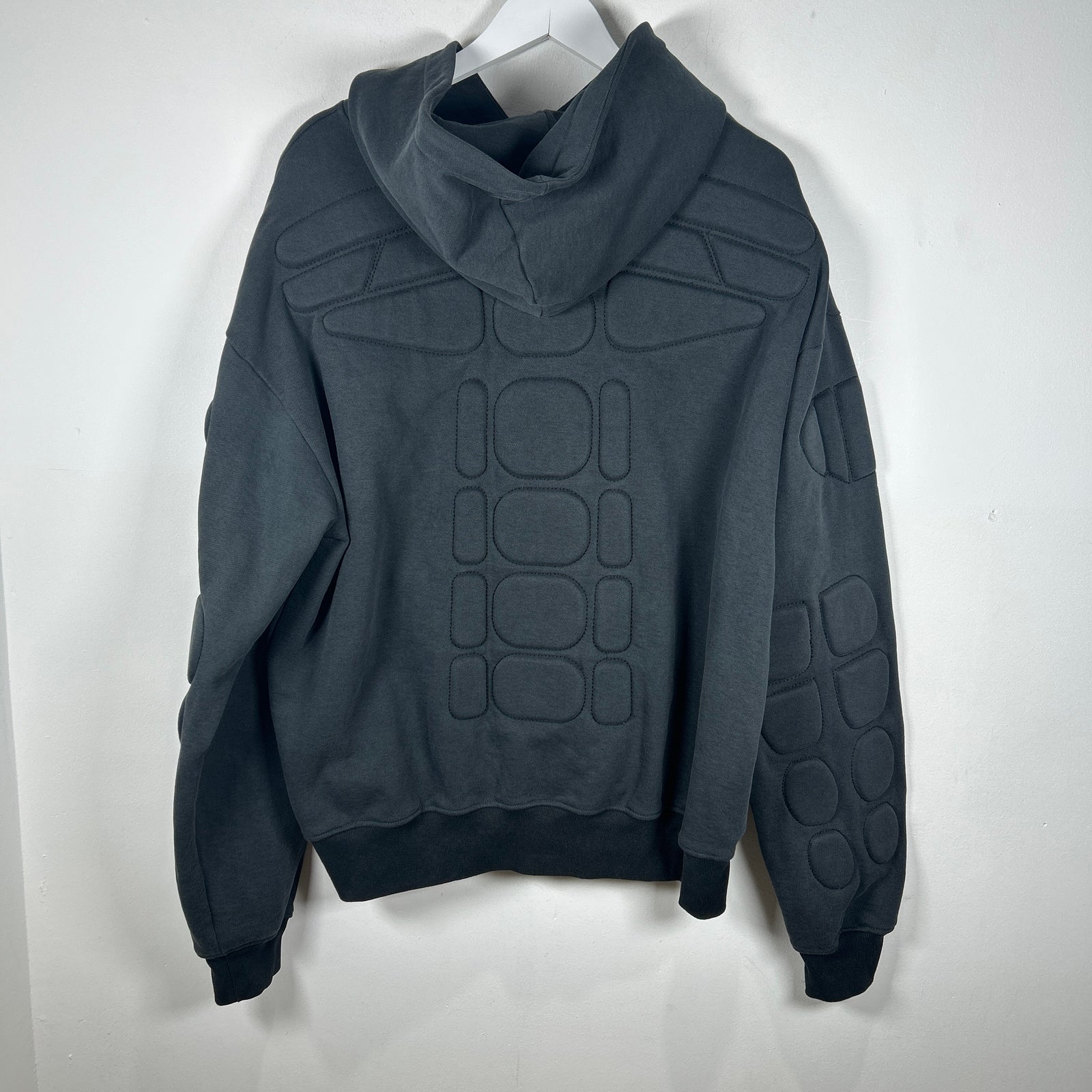 Satoshi Nakamoto Padded Moto Hoodie Size L