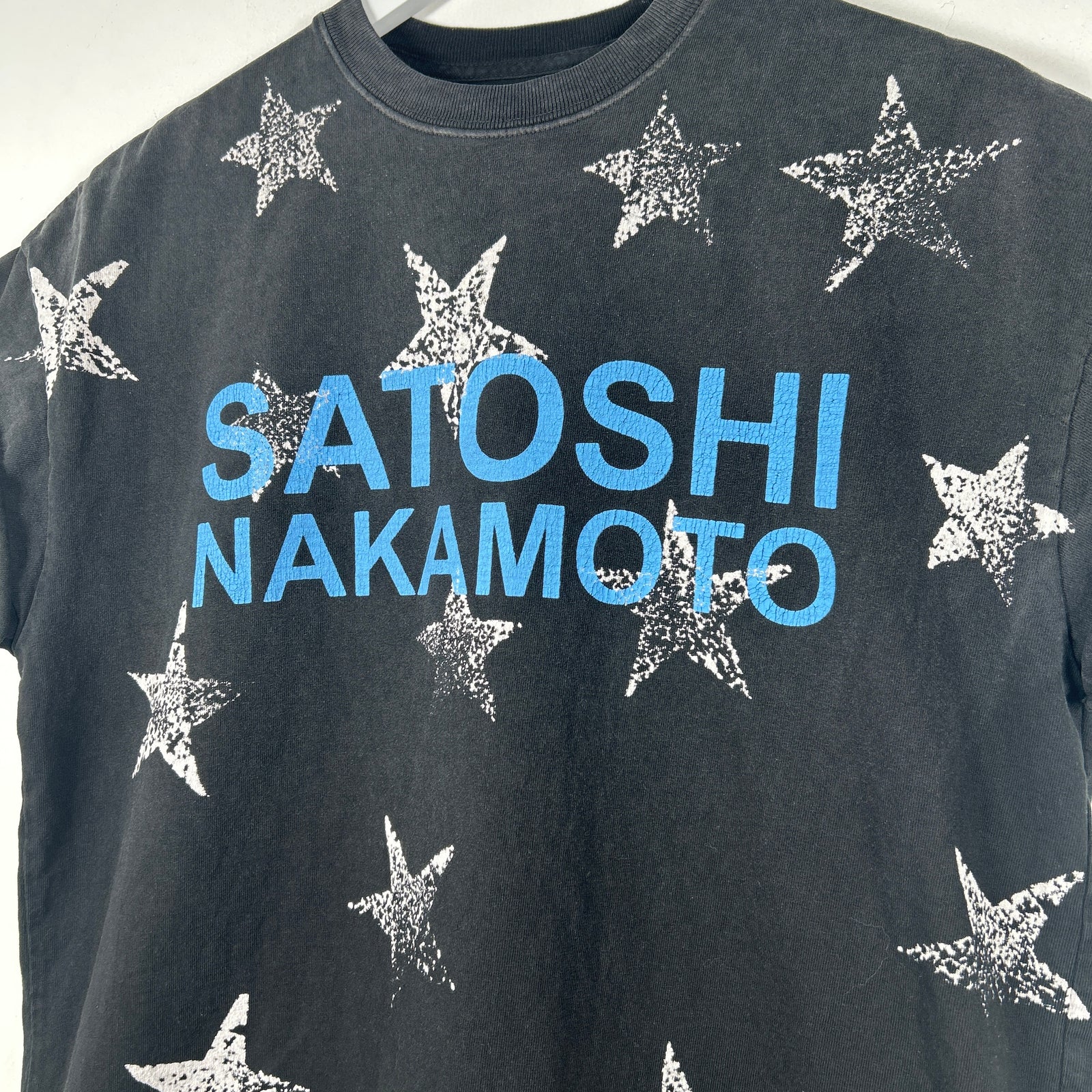 Satoshi Nakamoto Stars Graphic T-Shirt Size XS