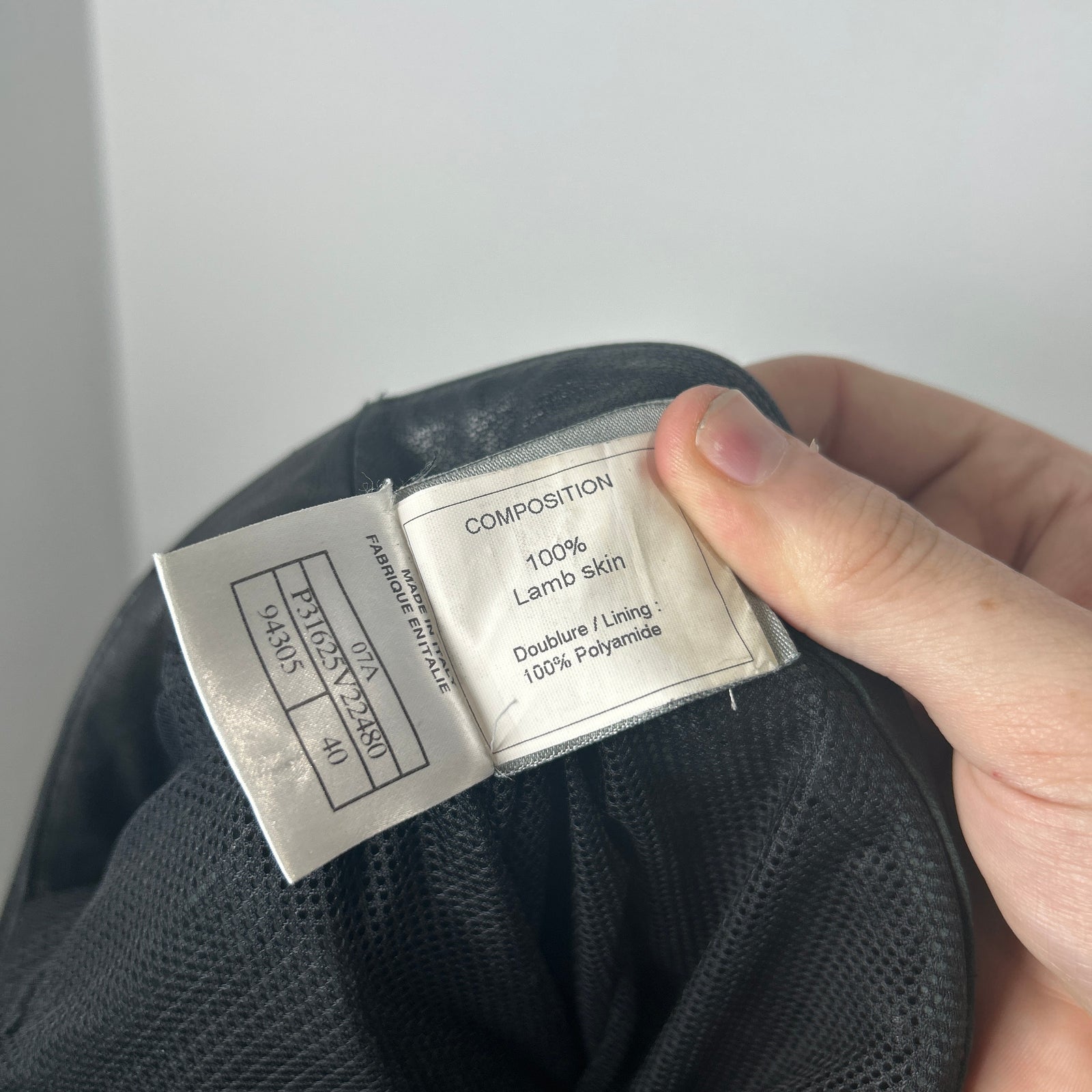 Chanel Leather Pants Size 40FR