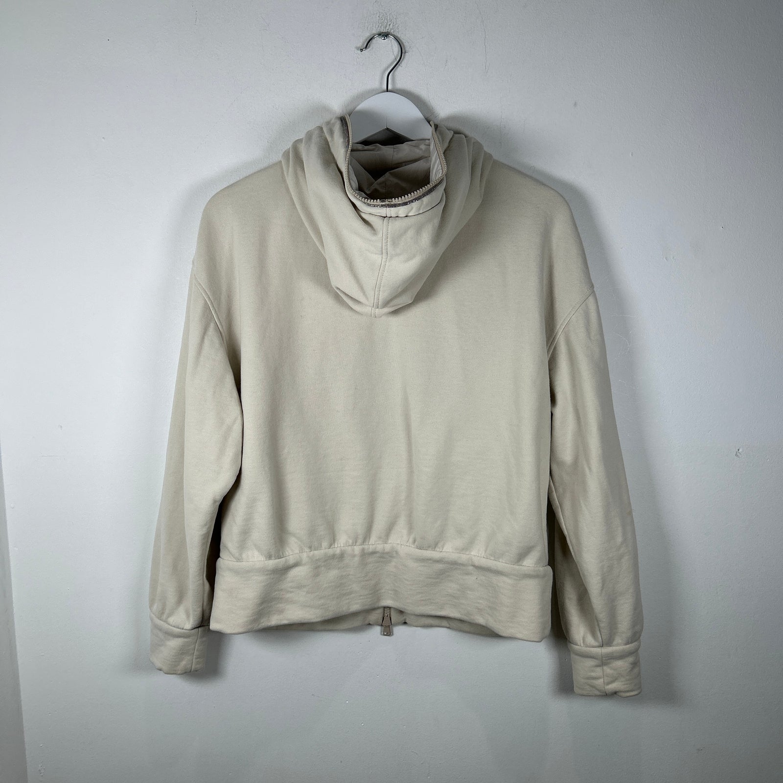 Brunello Cucinelli Sequin Full Zip Hoodie Size S