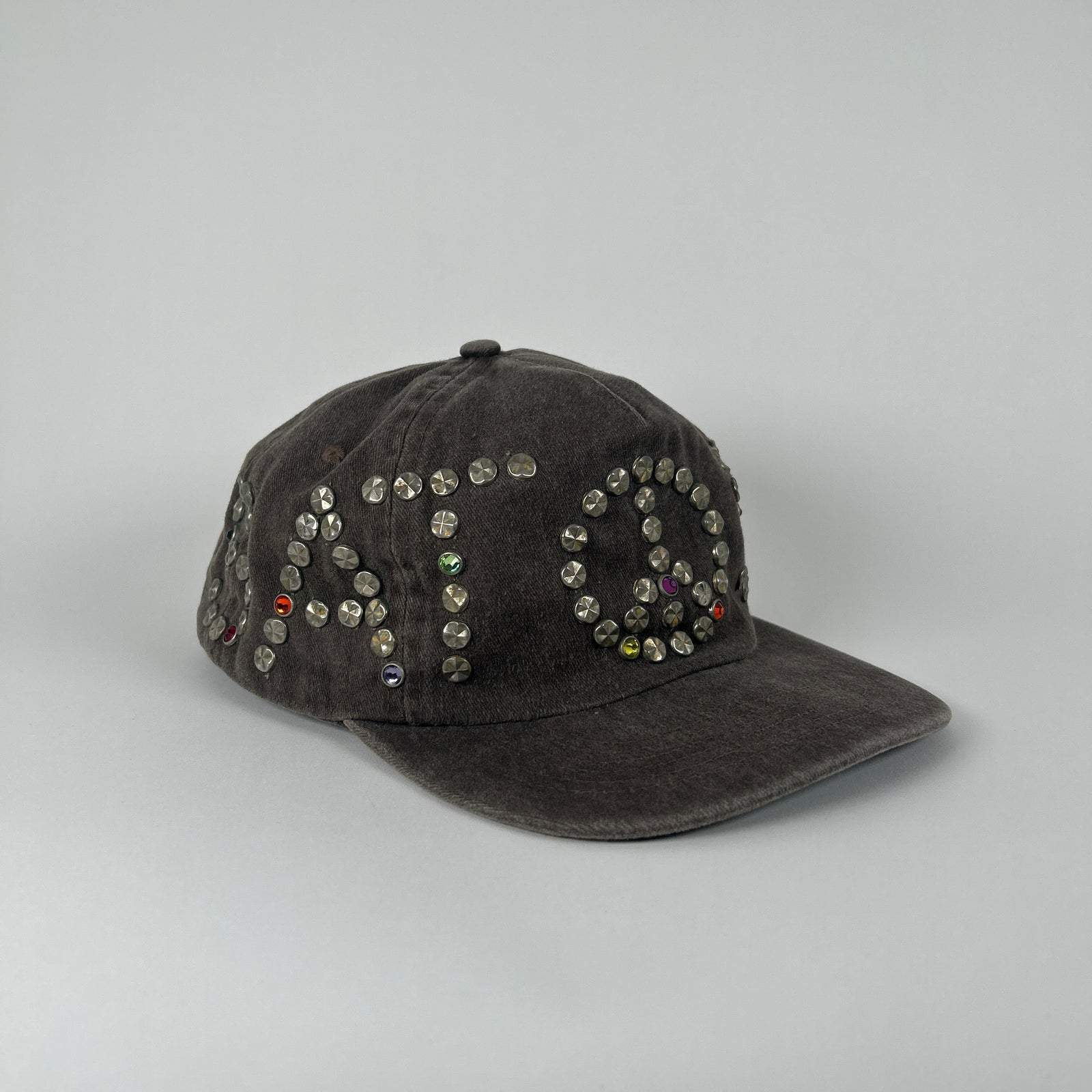 Satoshi Nakamoto Studded Brown Hat