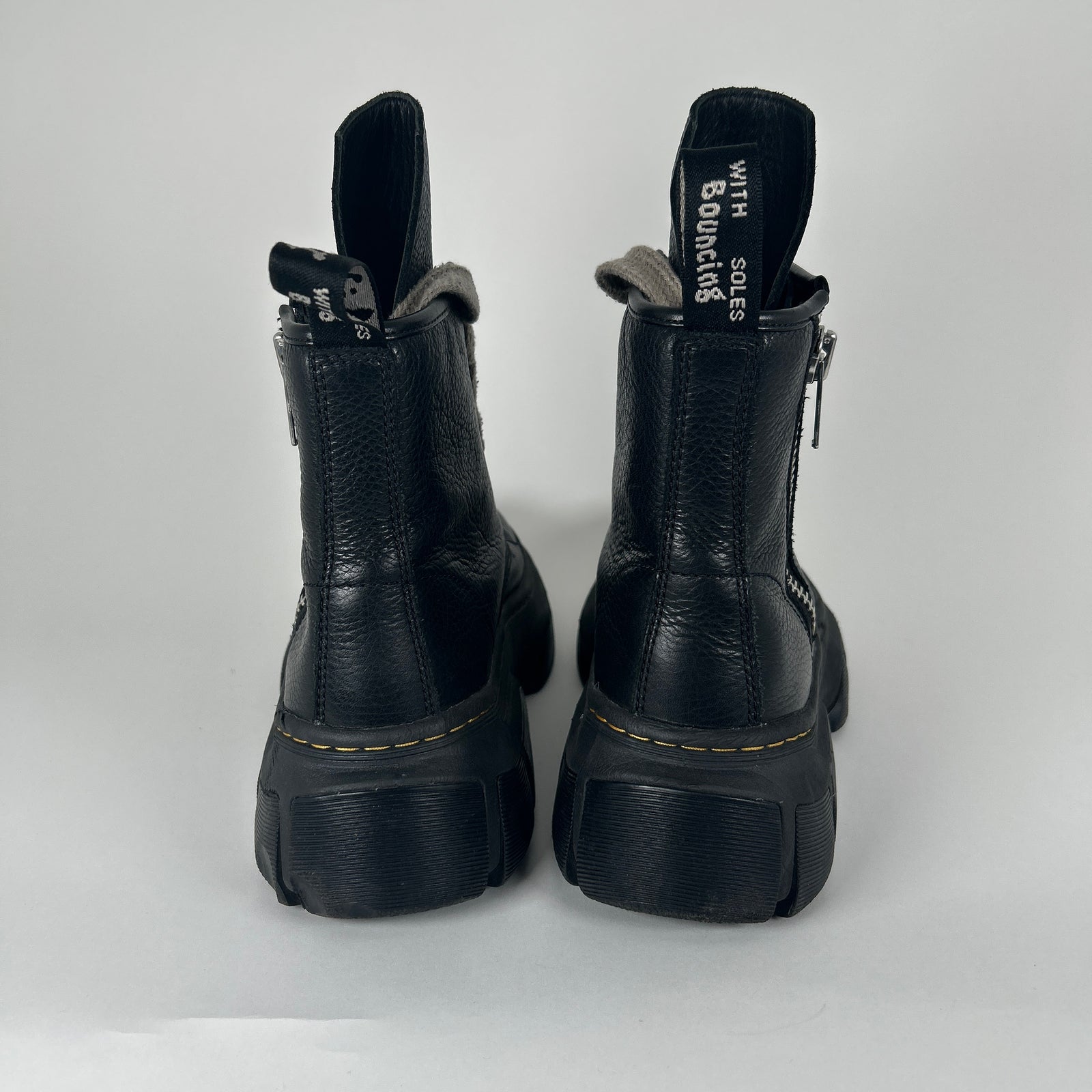 Rick Owens x Doc Marten Black 1460 DMXL Jumbo Lace Boots Size 41