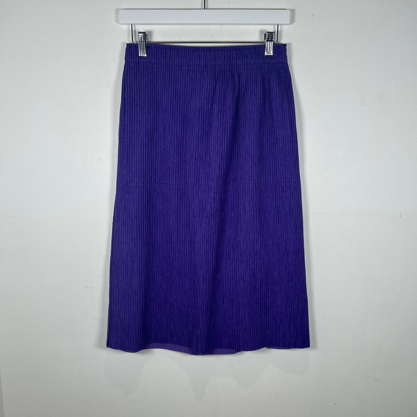 Issey Miyake Me Lavender Pleats Skirt Size S