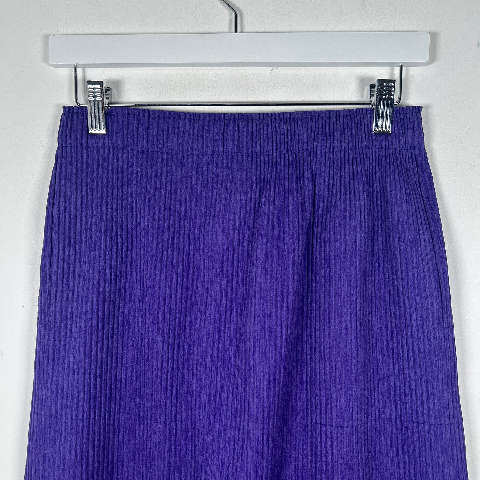 Issey Miyake Me Lavender Pleats Skirt Size S