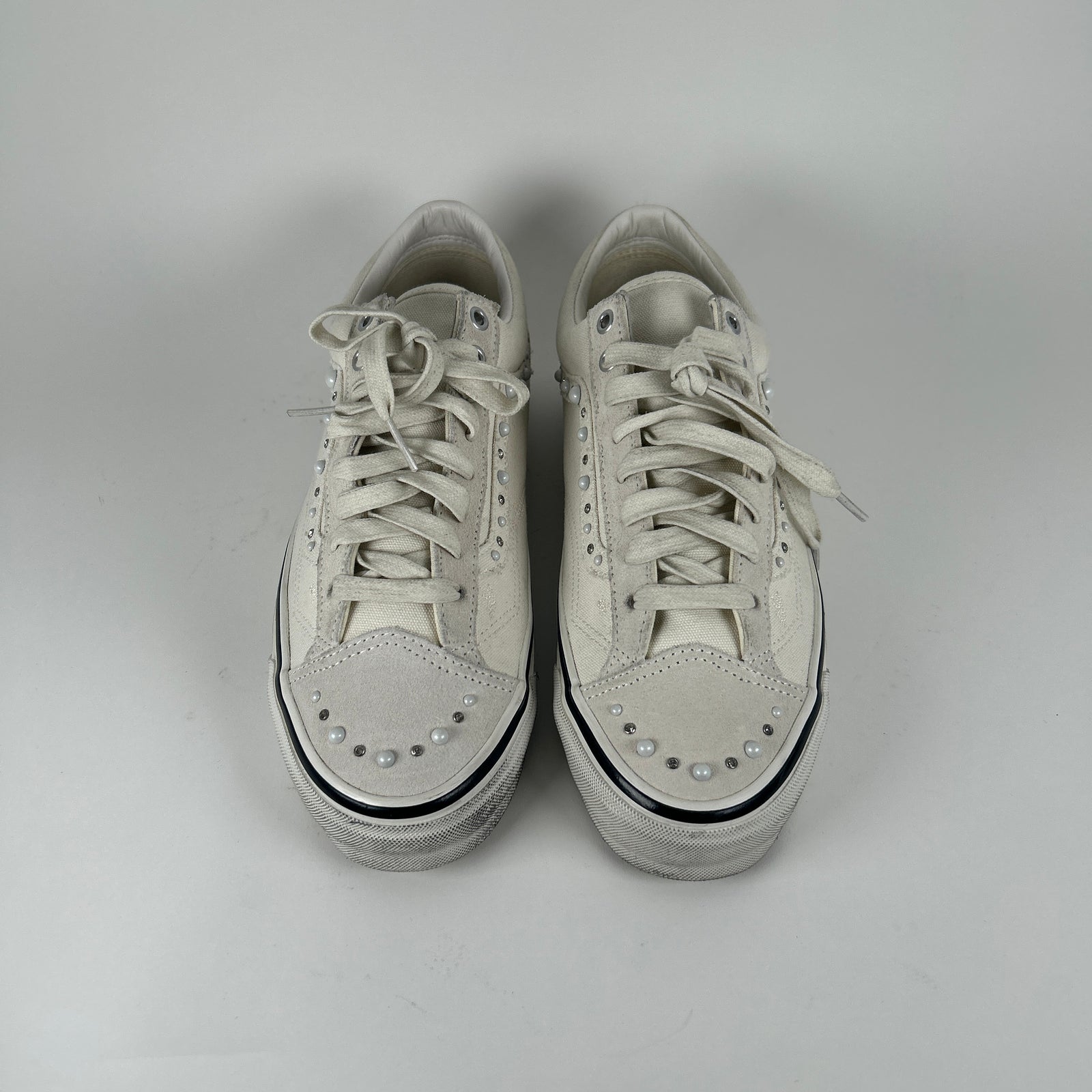 Vans Old Skool 36 Pearlized Marshmallow Low Top Size 11