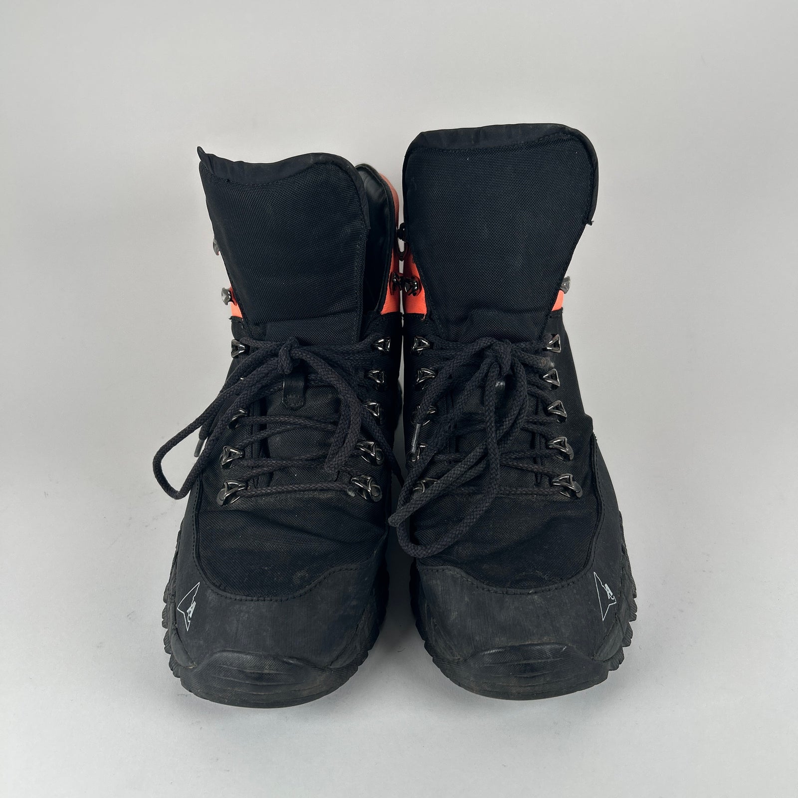 1017 Alyx 9sm x ROA Black/Orange Lace-Up Hiking Boot Size 12