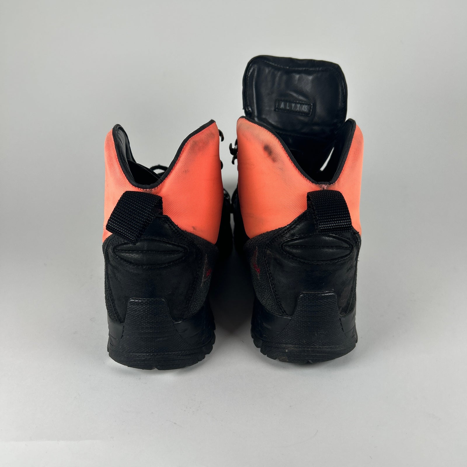 1017 Alyx 9sm x ROA Black/Orange Lace-Up Hiking Boot Size 12