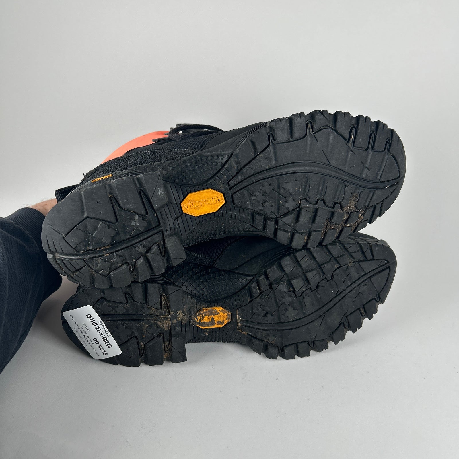 1017 Alyx 9sm x ROA Black/Orange Lace-Up Hiking Boot Size 12