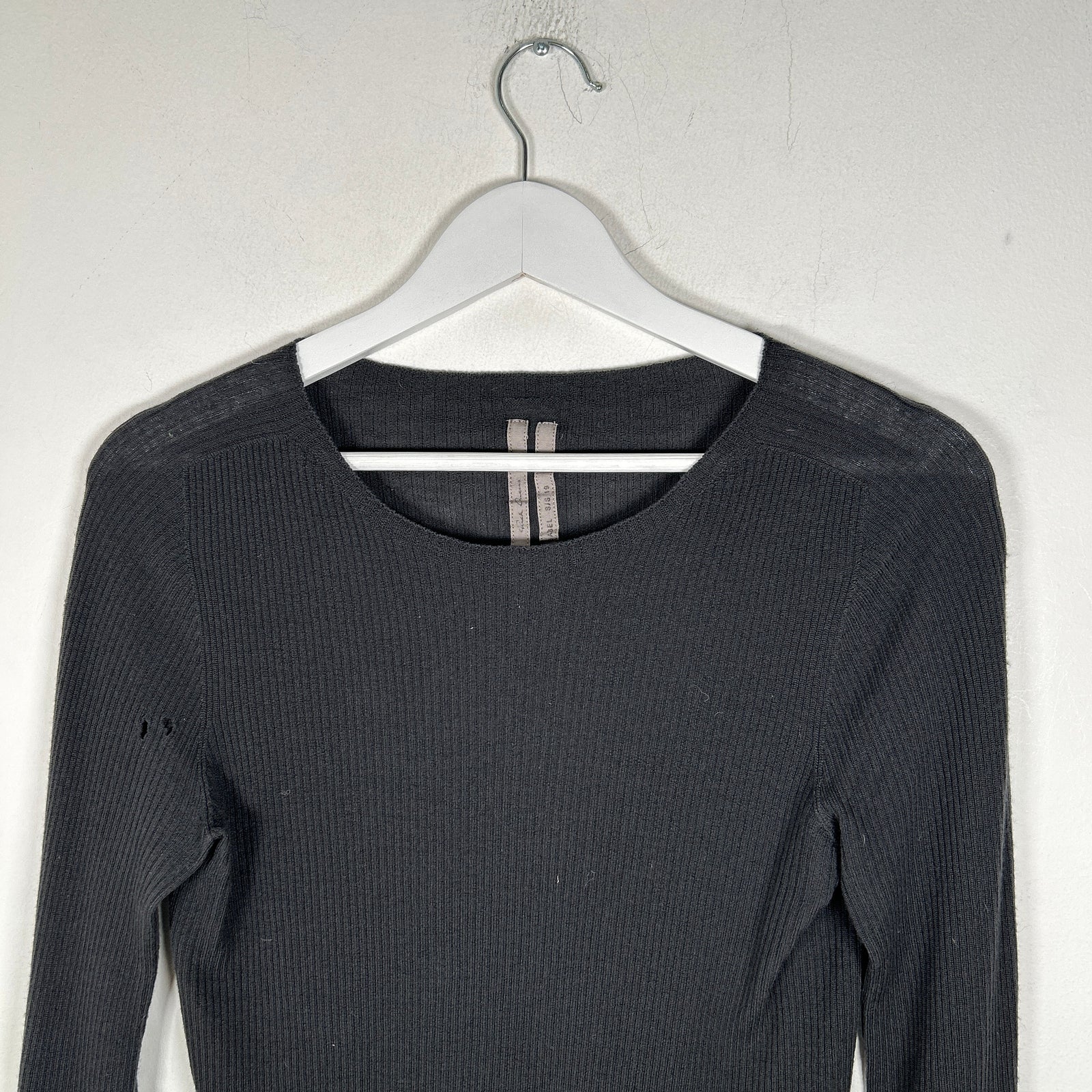 Rick Owens SS19 Babel Knit Longsleeve Size S